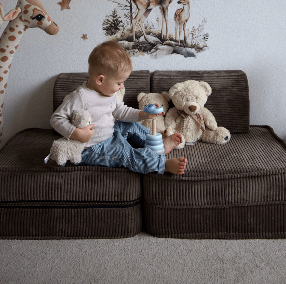 Meowbaby Sofa Modułowa dla Dziecka Basic - 4 Elementy | Aesthetic