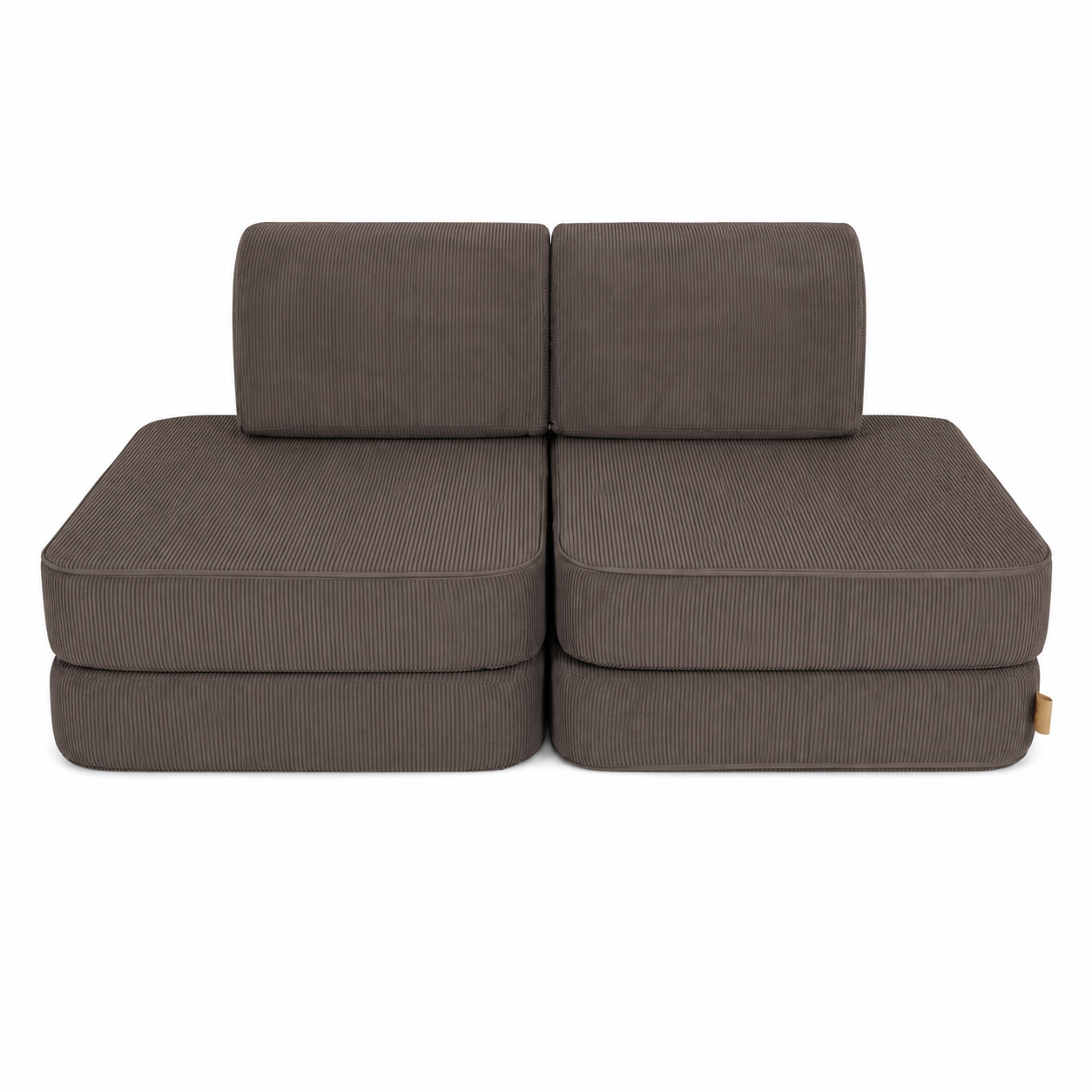 Slimcord Sofa Basic – Modular Kids Play Sofa Bed | 4 Pieces