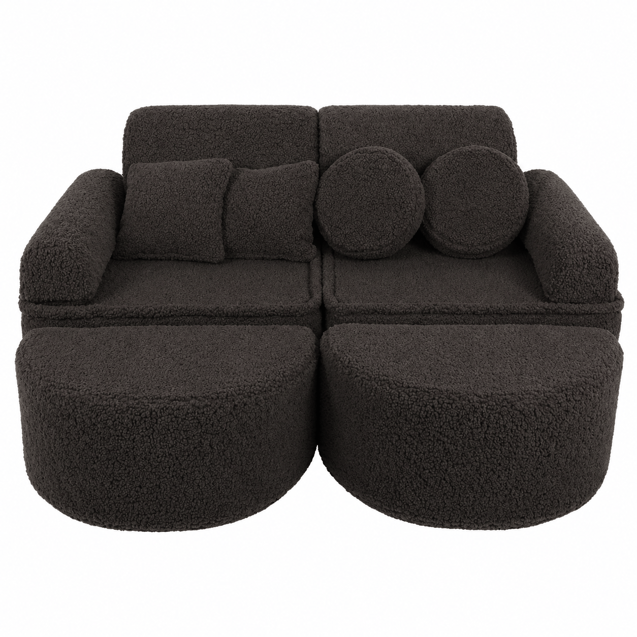 MeowBaby Bearly Play Sofa Max – Modular Kids Play Couch | 14 Pieces