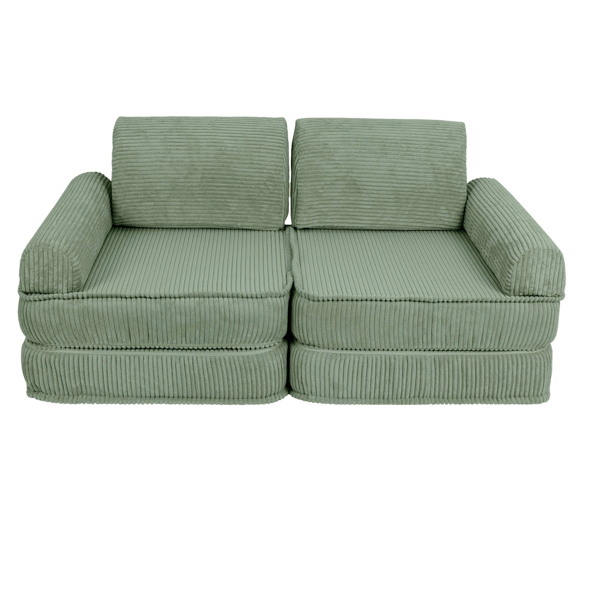 MeowBaby Kids Play Sofa Plus | Modular Kids Play Couch | 12 Pieces