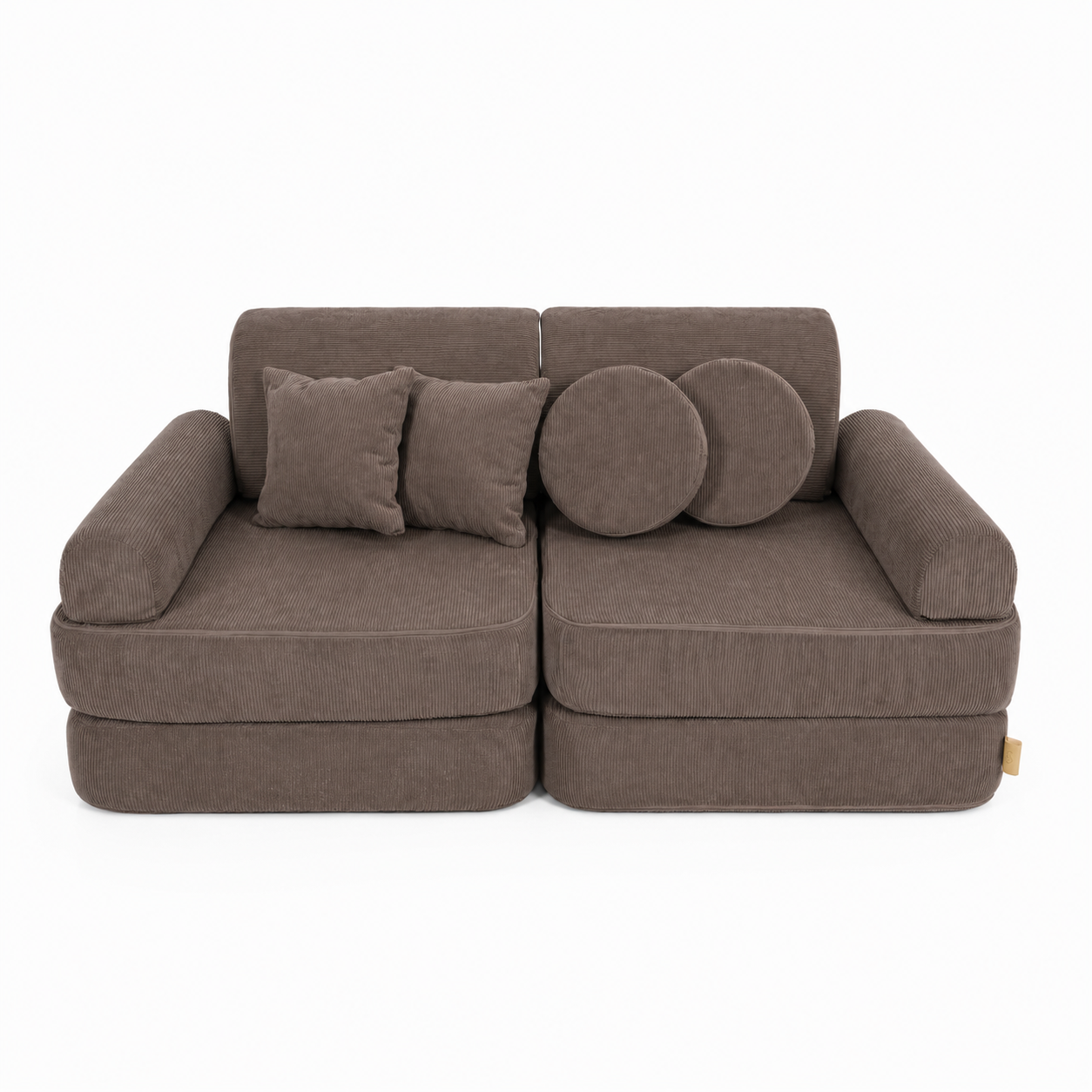 MeowBaby Slimcord Kids Play Sofa Plus | Modular Kids Play Sofa Bed | 12 Pieces