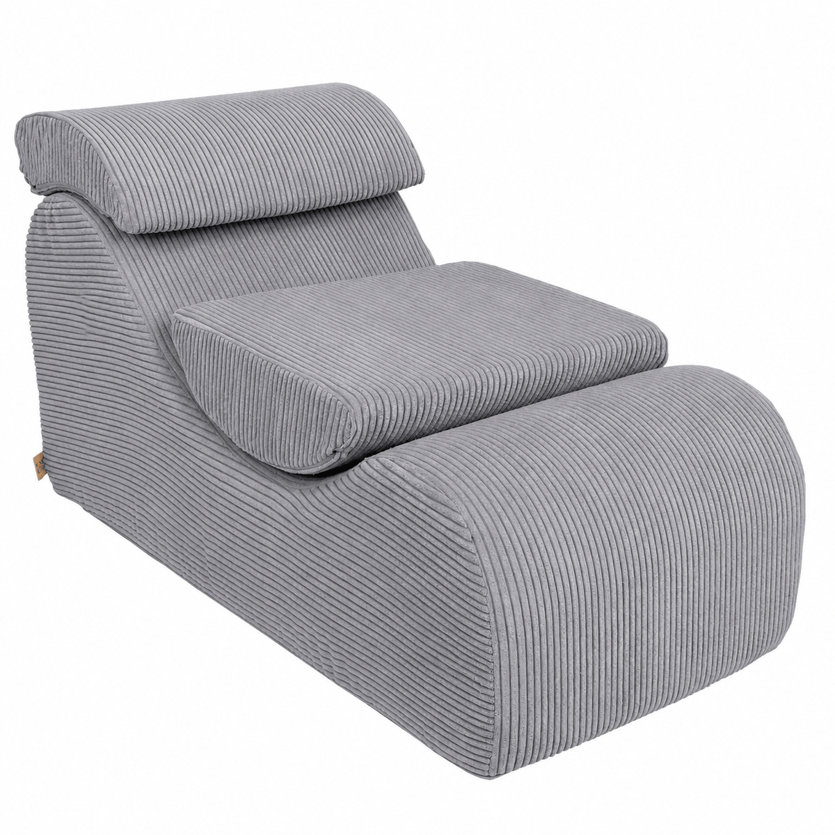 MeowBaby Aesthetic Wave Lounger - Comfy Toddler Foam Filled Chair
