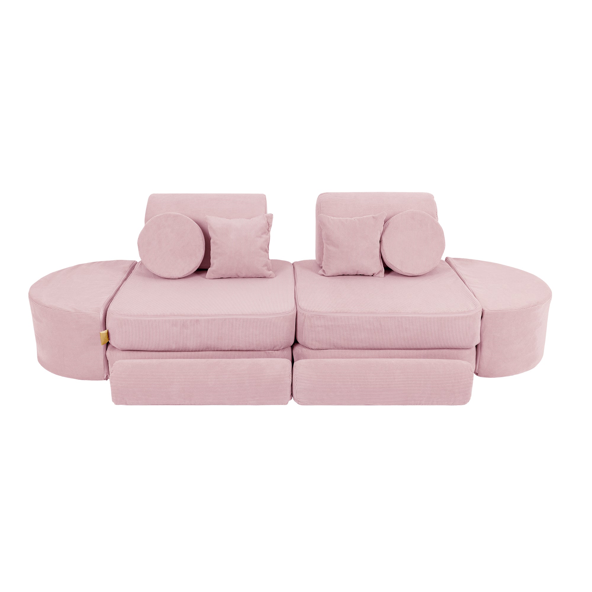 MeowBaby Slimcord Kids Play Sofa | Modular Play Sofa Bed | pink play sofa for kids | play couch |