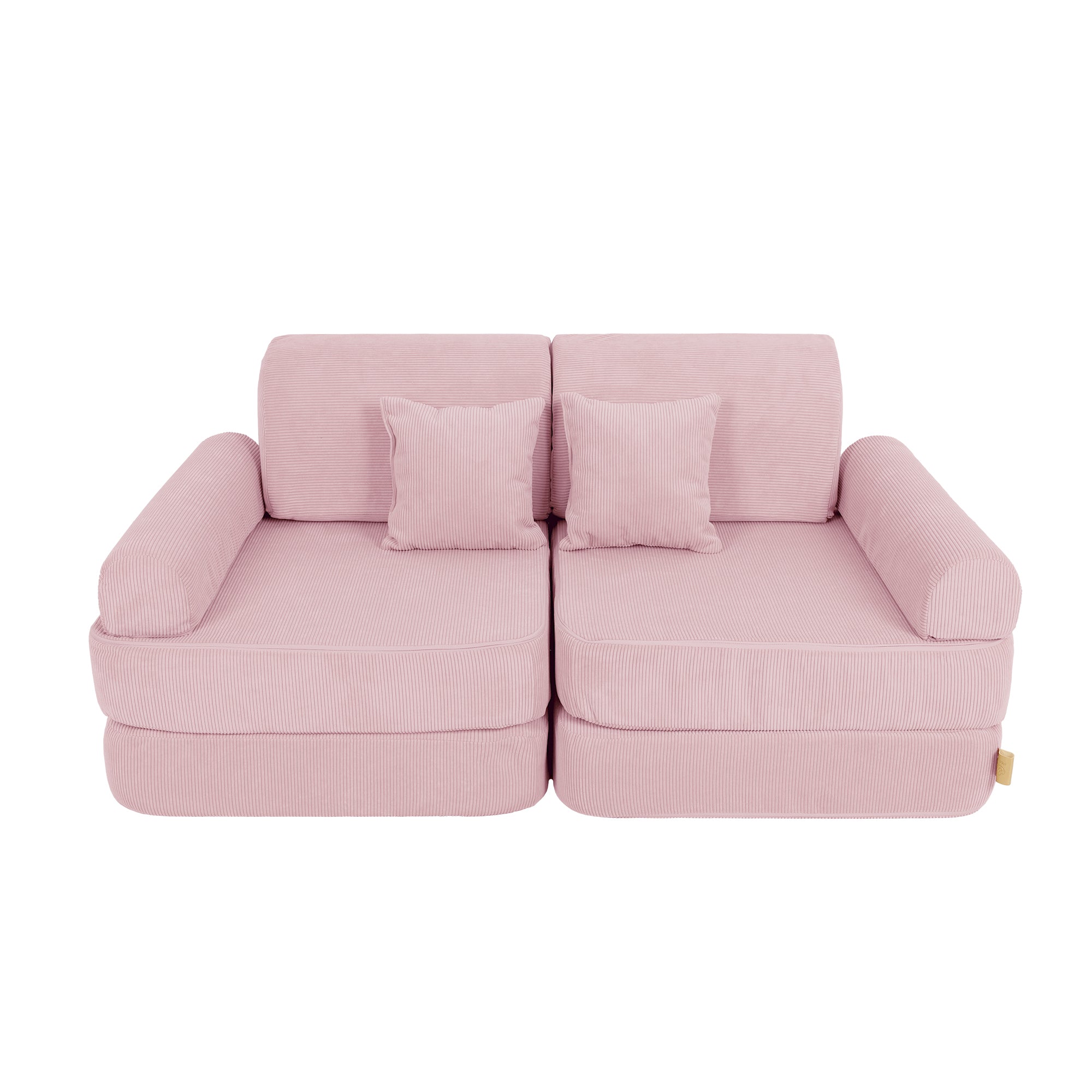 MeowBaby Slimcord Kids Play Sofa | Modular Play Sofa Bed | pink play sofa for kids | play couch |