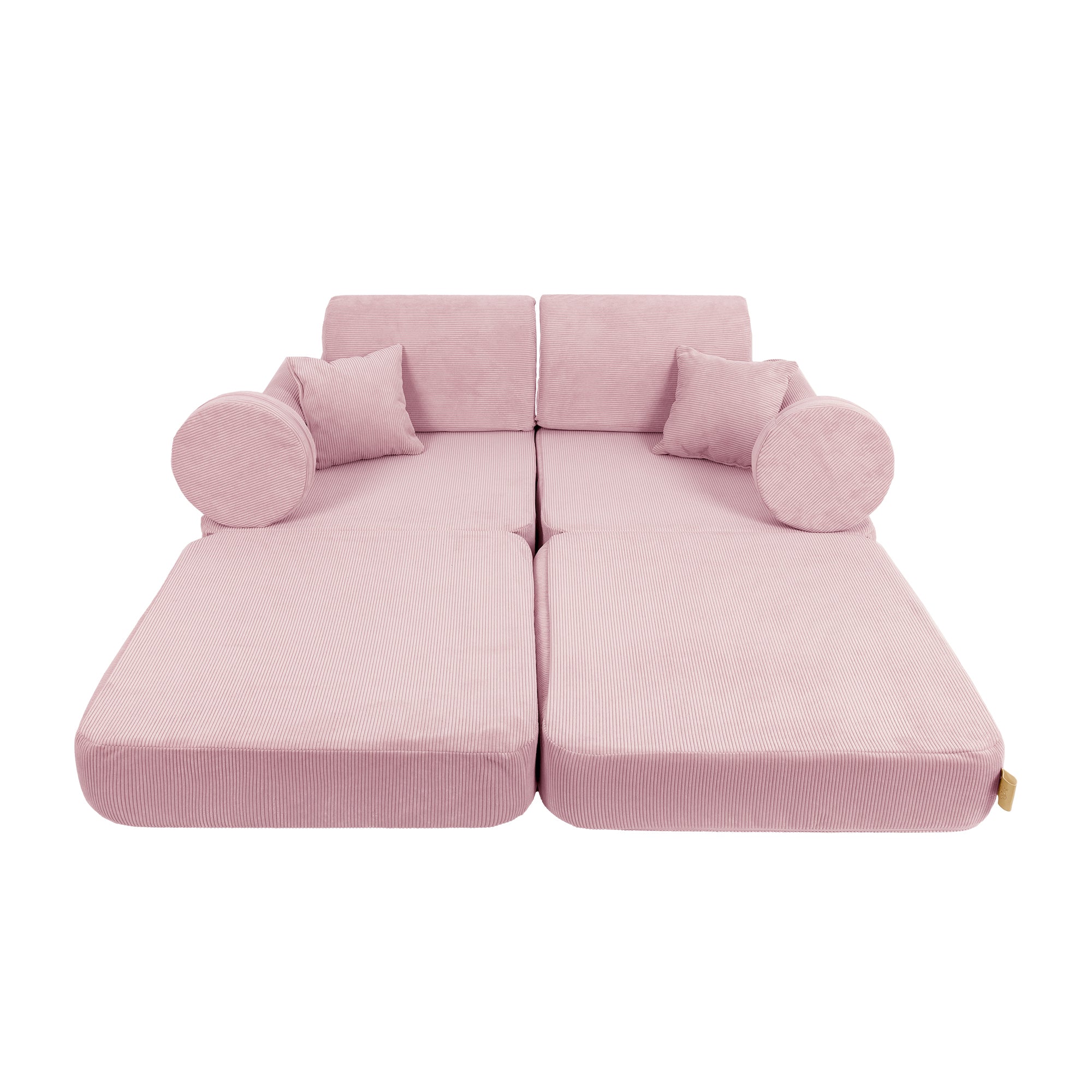 MeowBaby Slimcord Play Sofa Plus – Modular Kids Play Sofa Bed | 12 Pieces