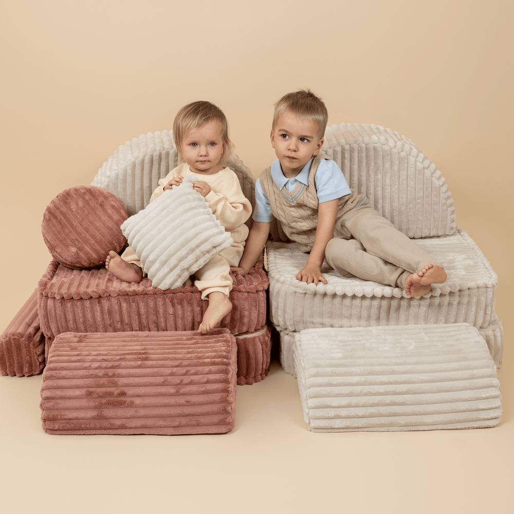 MeowBaby Churros Kids Play Sofa Max – Modular Play Sofa | 14 Elements