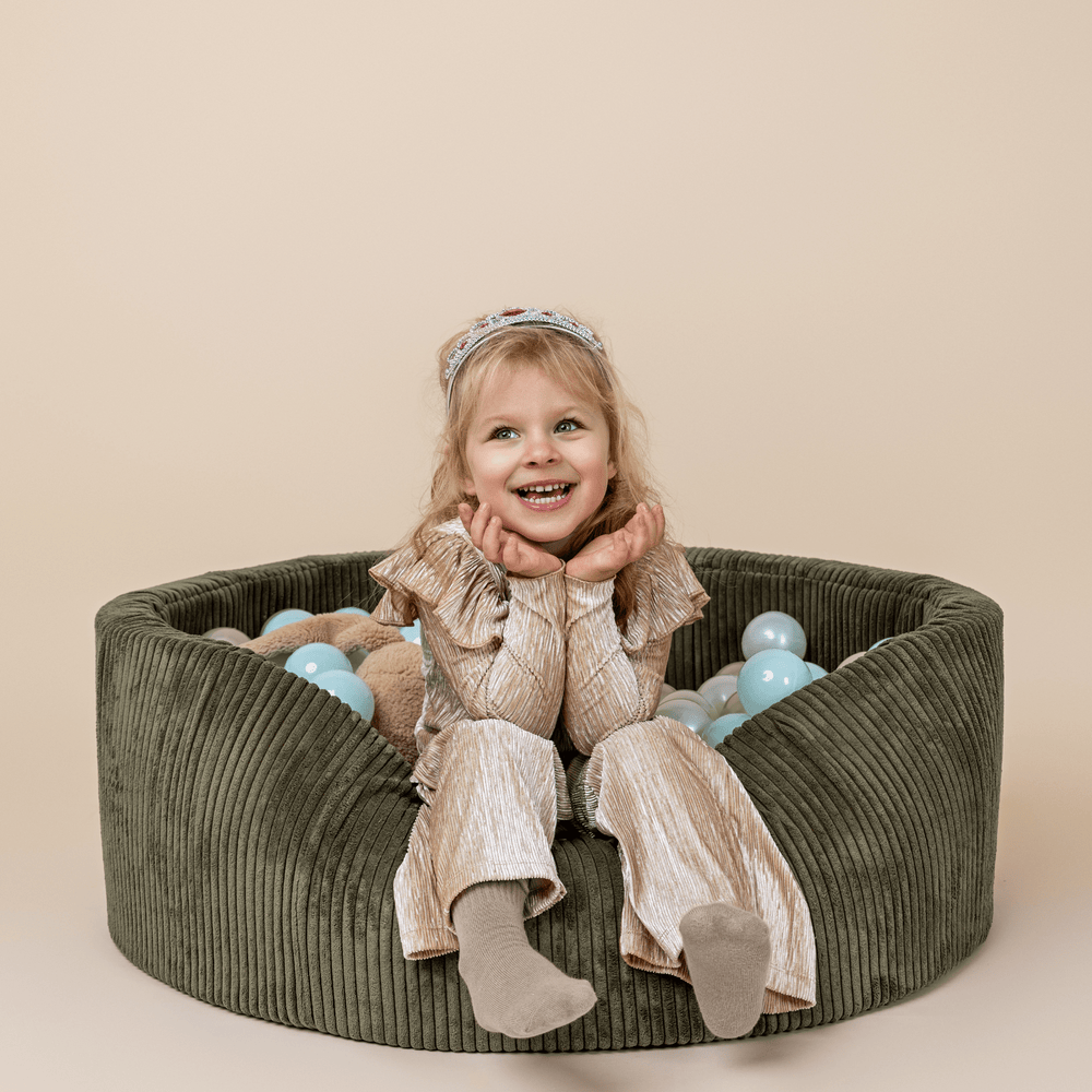 Meowbaby Aesthetic Foam Ball Pit | Corduroy Ball Pit
