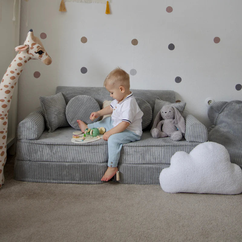 MeowBaby Kids Play Sofa Plus | Modular Kids Play Couch | 12 Pieces