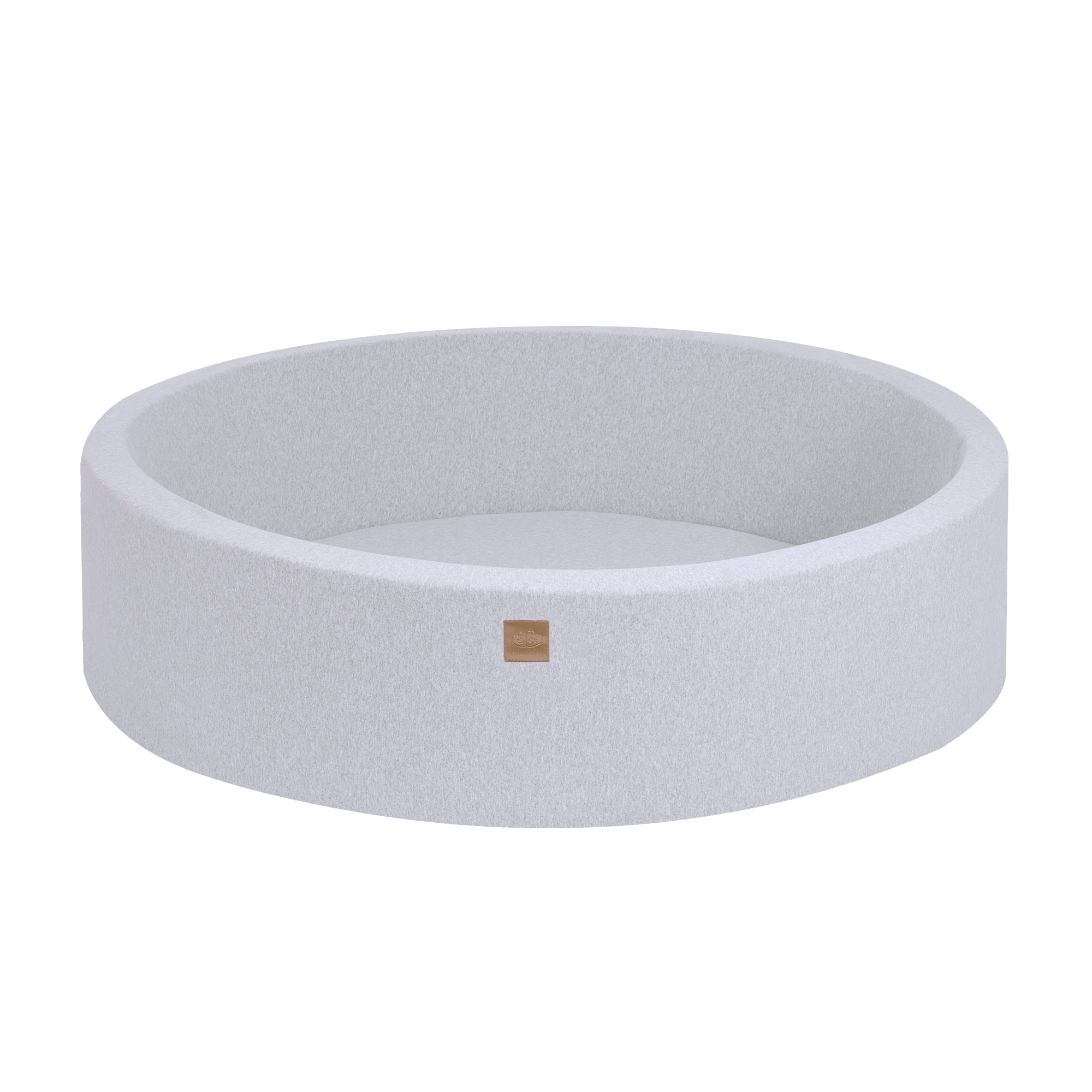 Cotton Foam Large Baby Ball Pit Light Grey