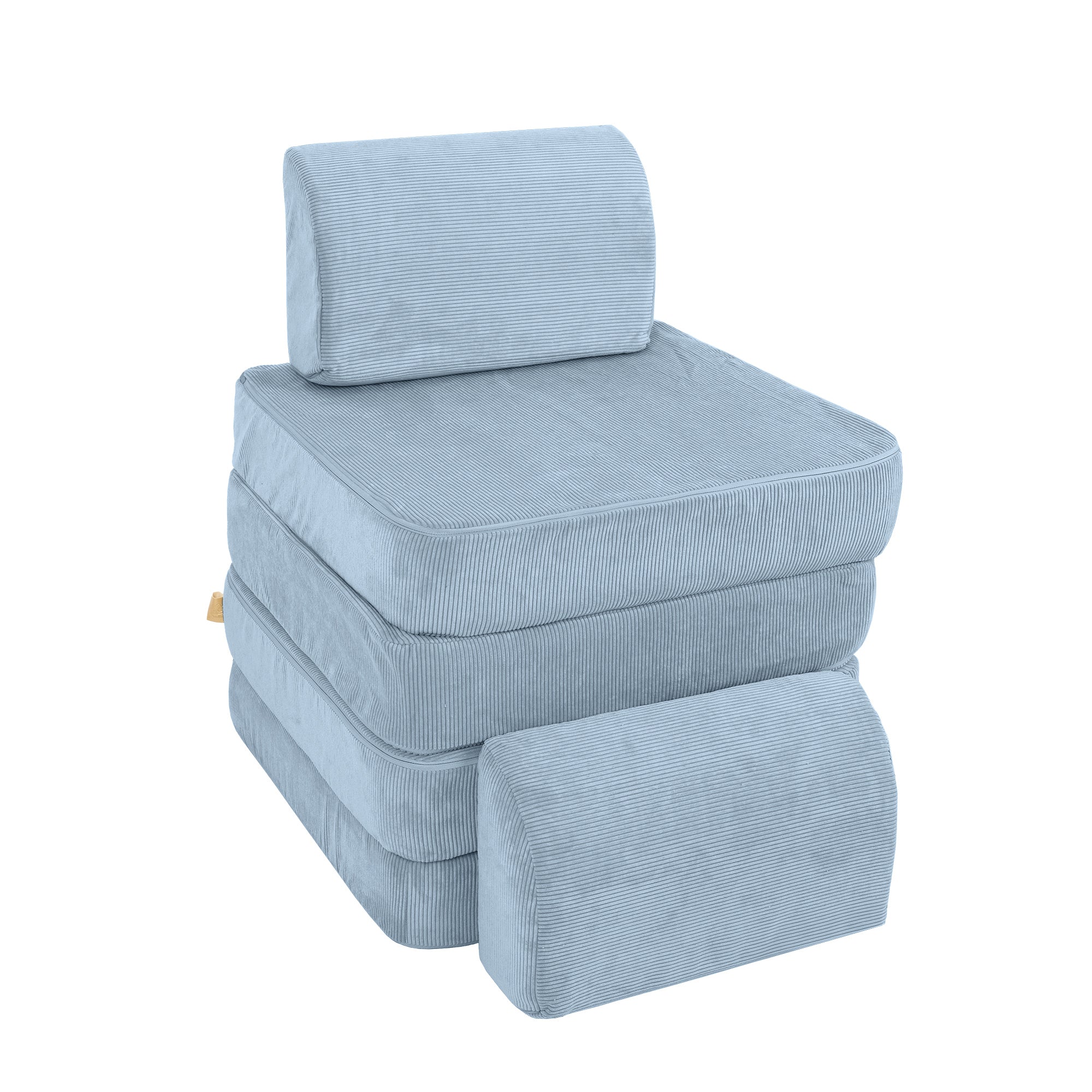 Slimcord Sofa Basic – Modular Kids Play Sofa Bed | 4 Pieces