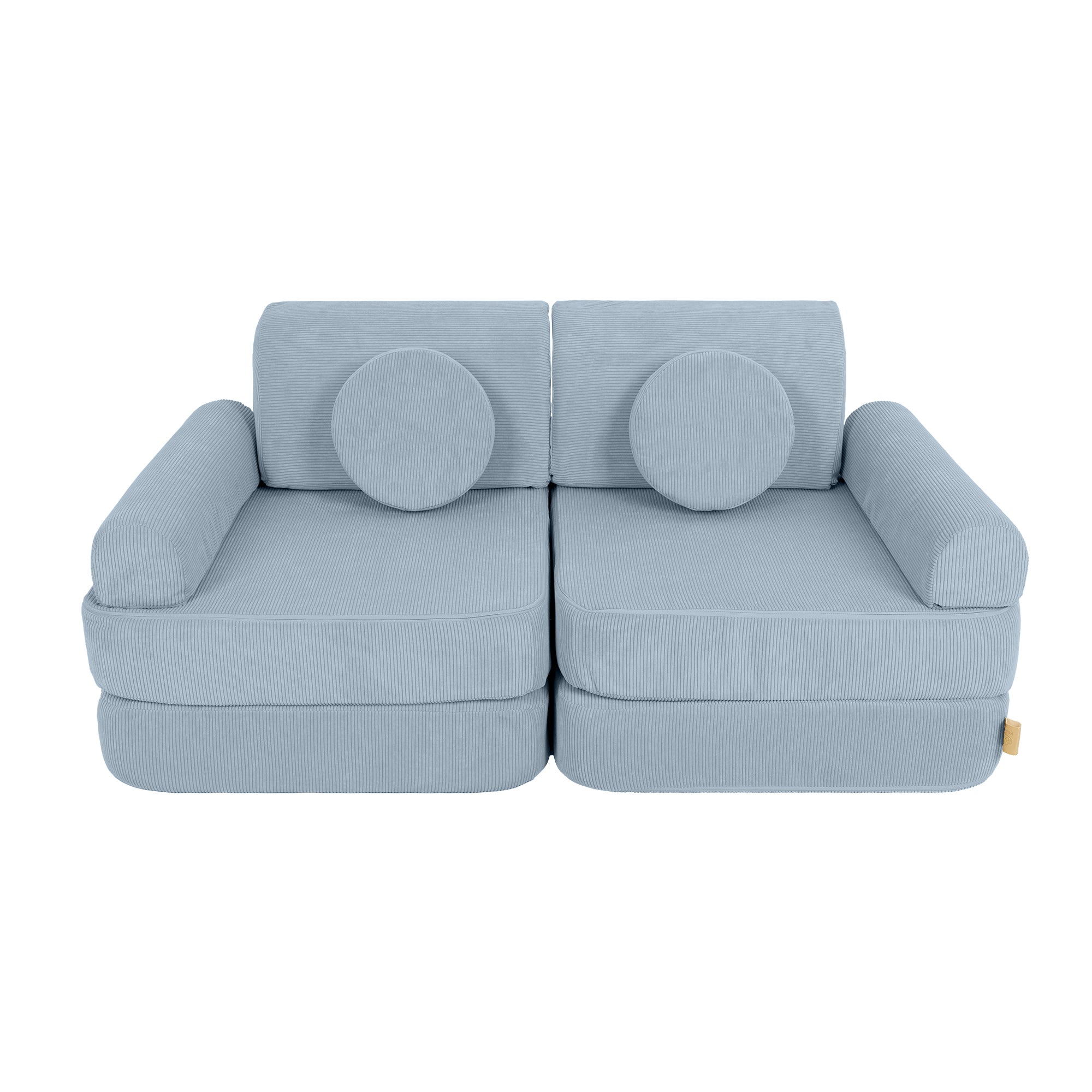 MeowBaby Slimcord Play Sofa Plus – Modular Kids Play Sofa Bed | 12 Pieces