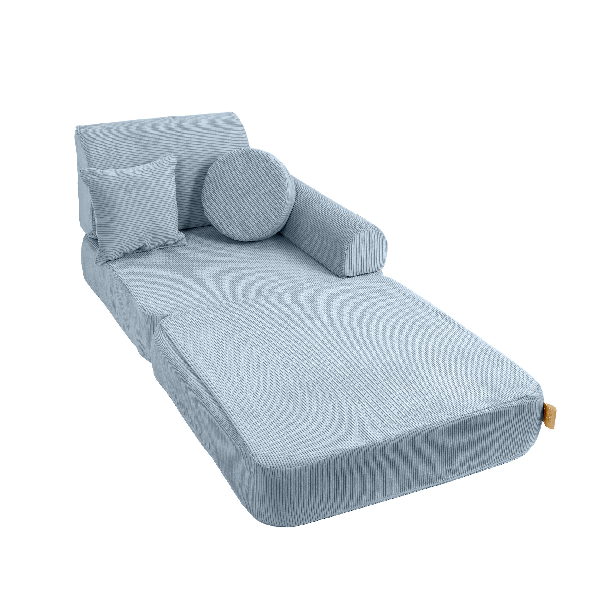 MeowBaby Slimcord Play Sofa Plus – Modular Kids Play Sofa Bed | 12 Pieces