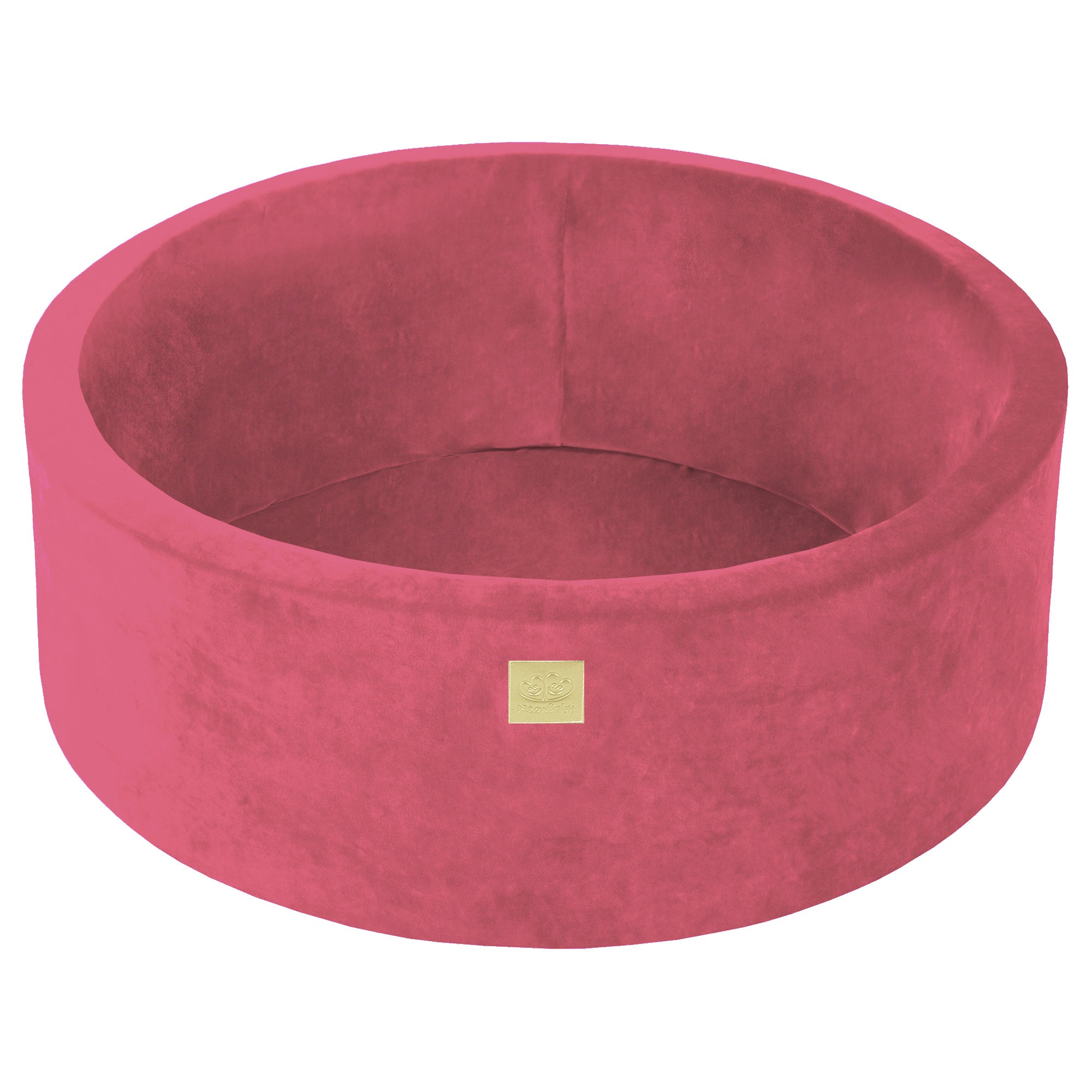 Velvet Foam Baby Ball Pit Raspberry Red | Balls to Choose
