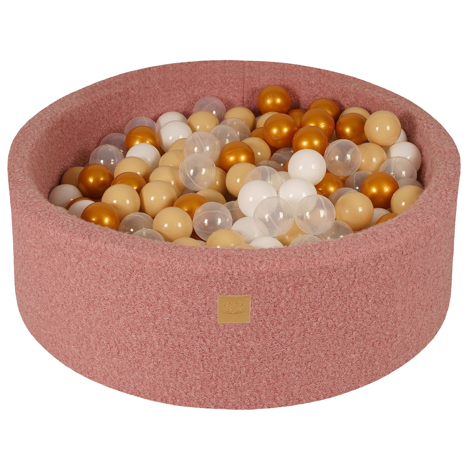 MeowBaby Boucle Baby Ball Pit Pink | Ball Pit Toddler