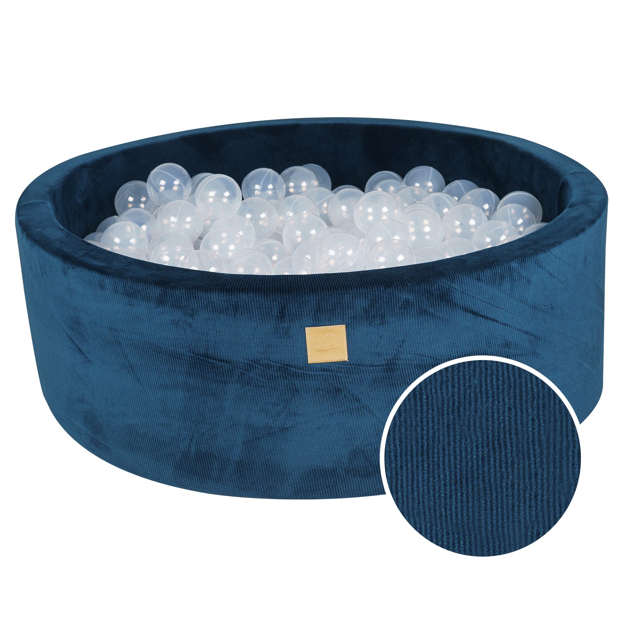 Corduroy Foam Baby Ball Pit Marine