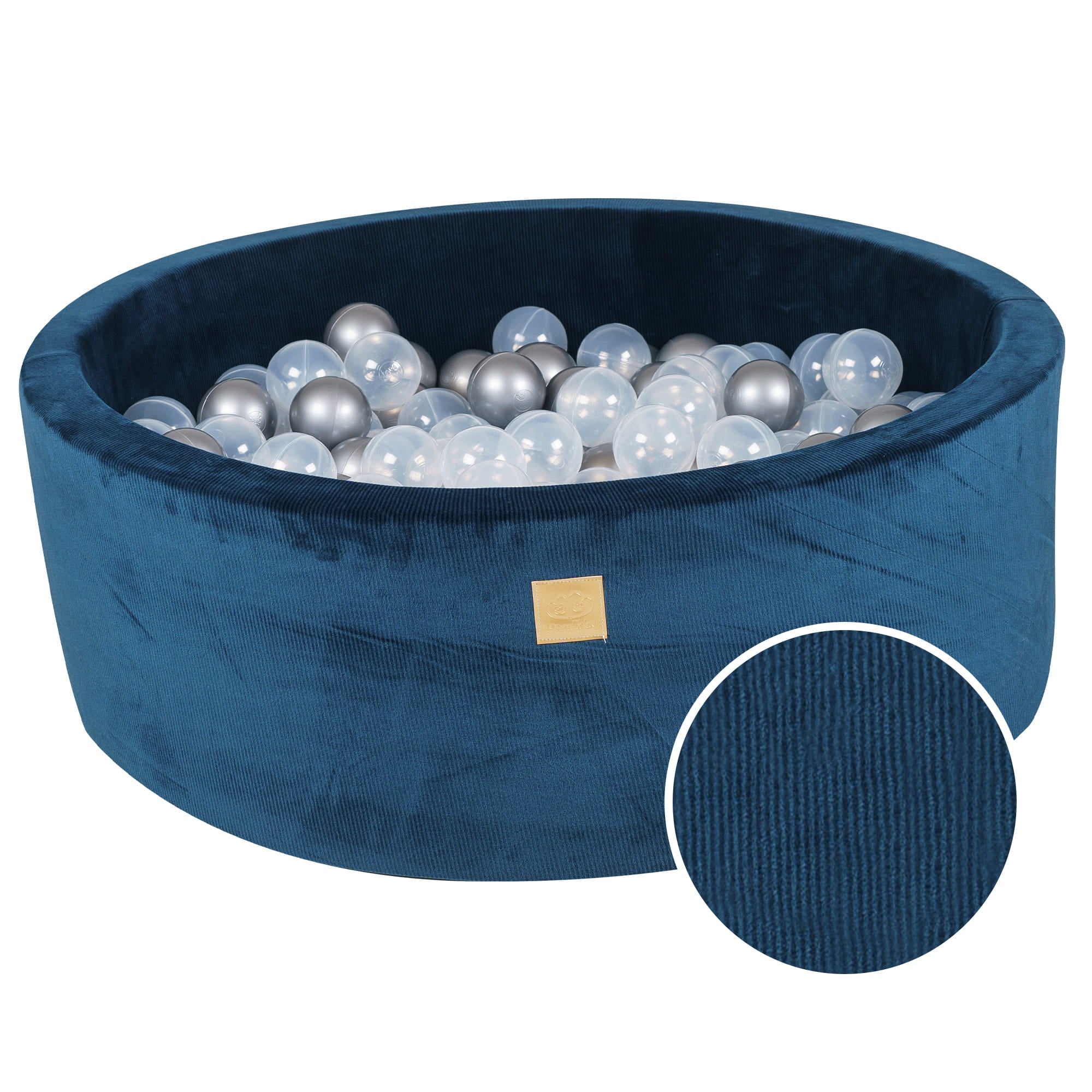 Corduroy Foam Baby Ball Pit Marine