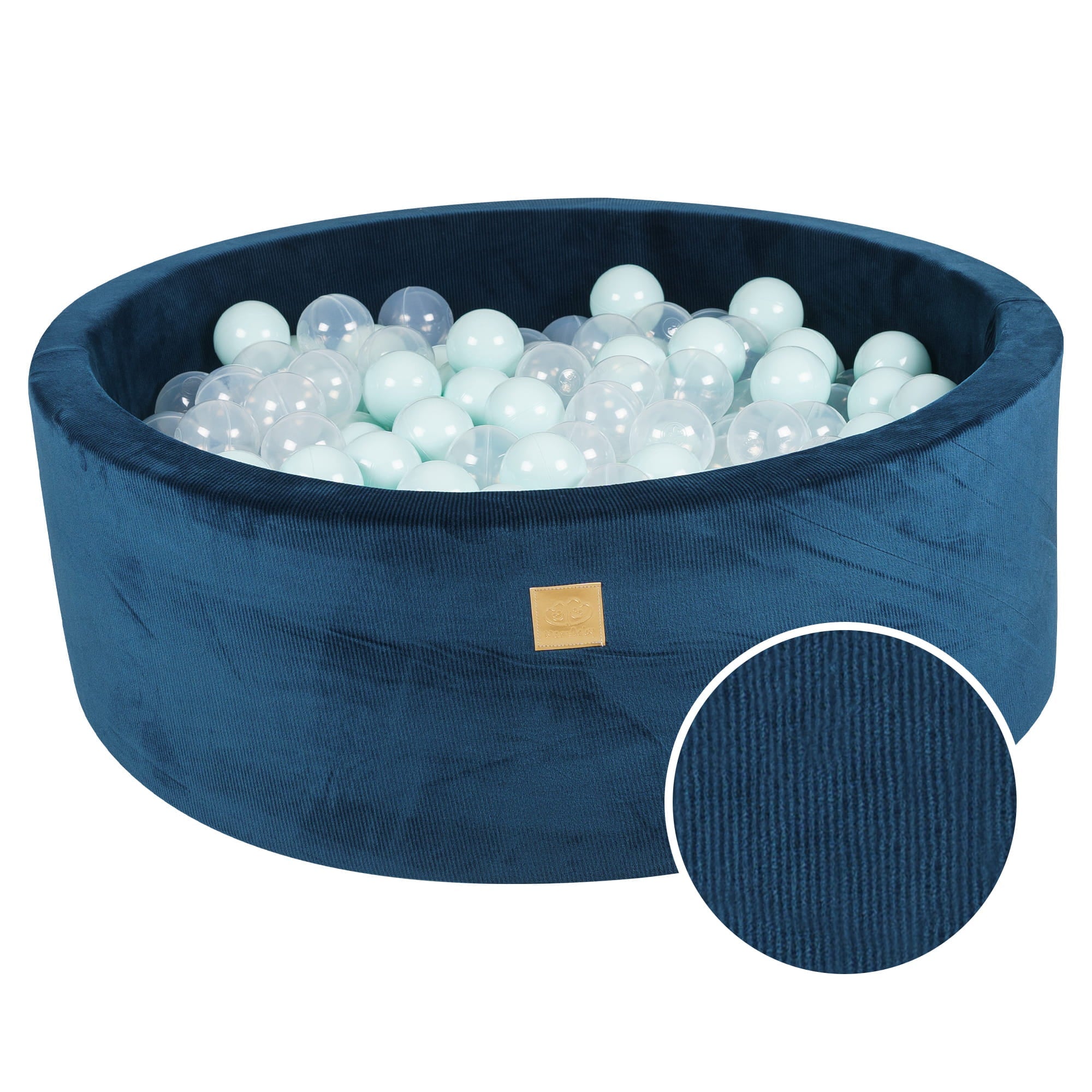 Corduroy Foam Baby Ball Pit Marine