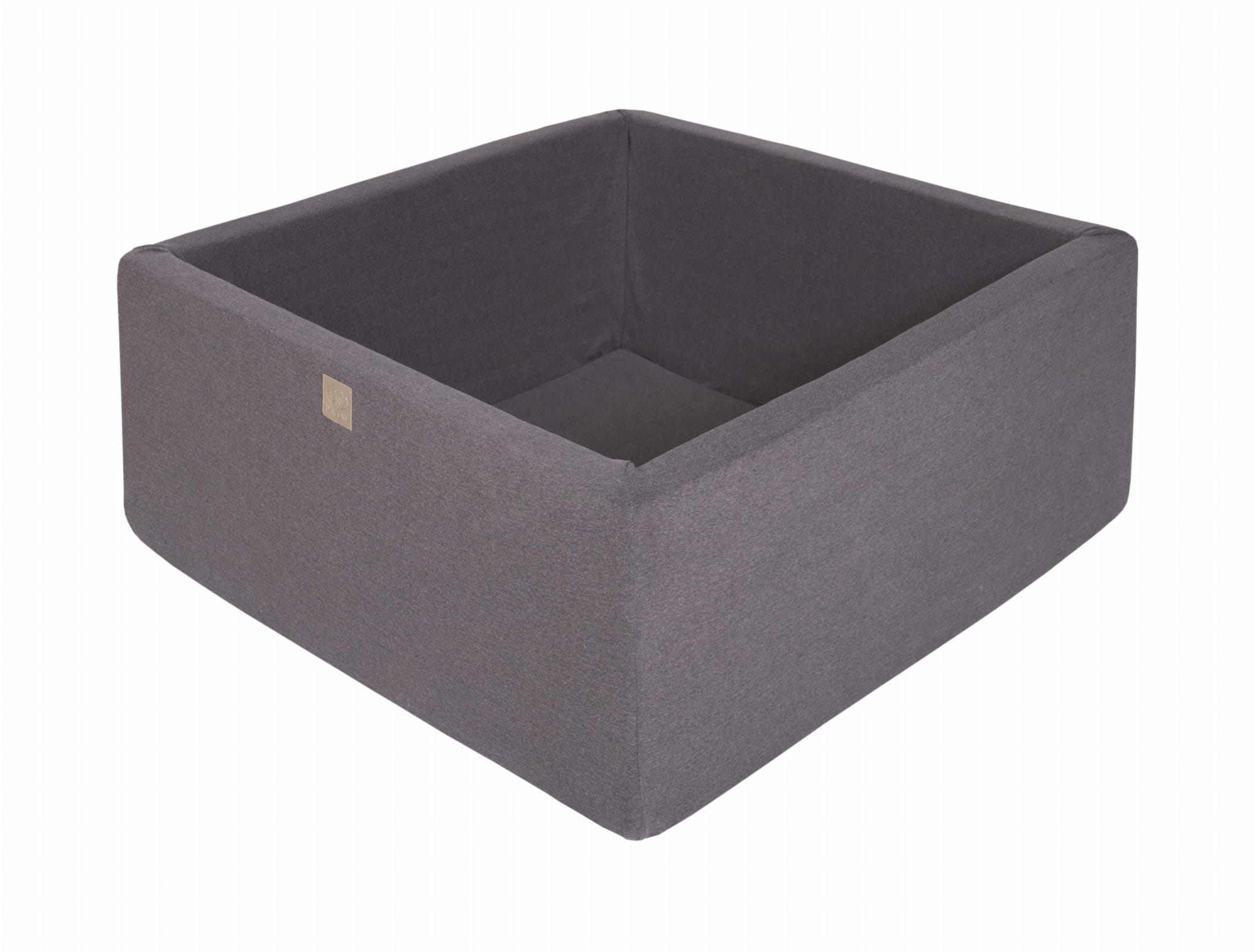 Cotton Ball Pit Dark Grey Square