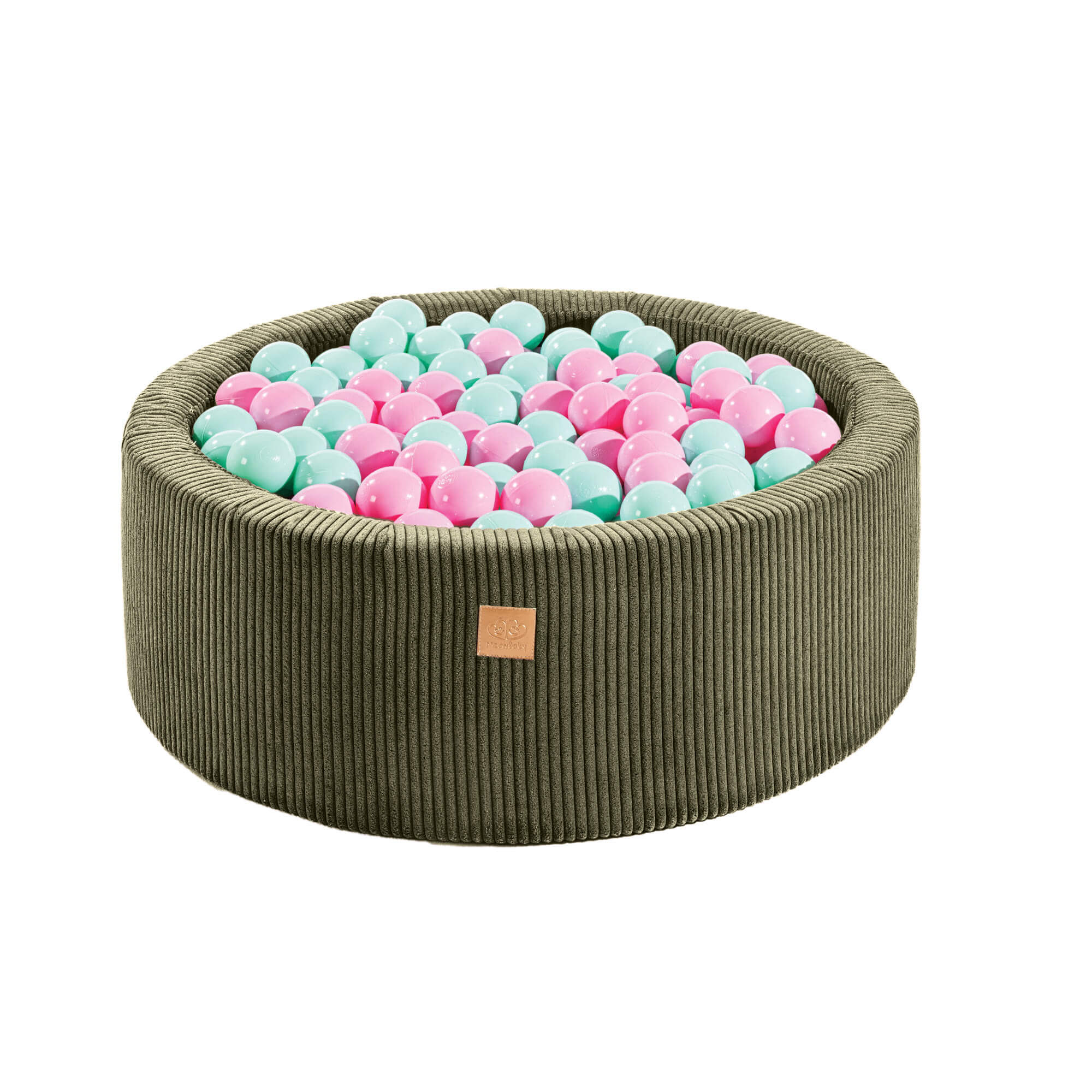 MeowBaby Aesthetic Corduroy Foam Baby Ball Pit | Ball Pit Toddler