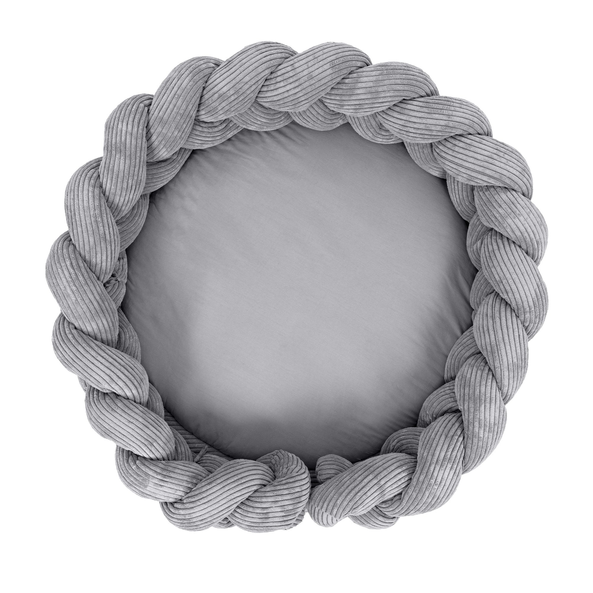 Aesthetic Baby Play Mat with Braided Bumper - Meowbaby