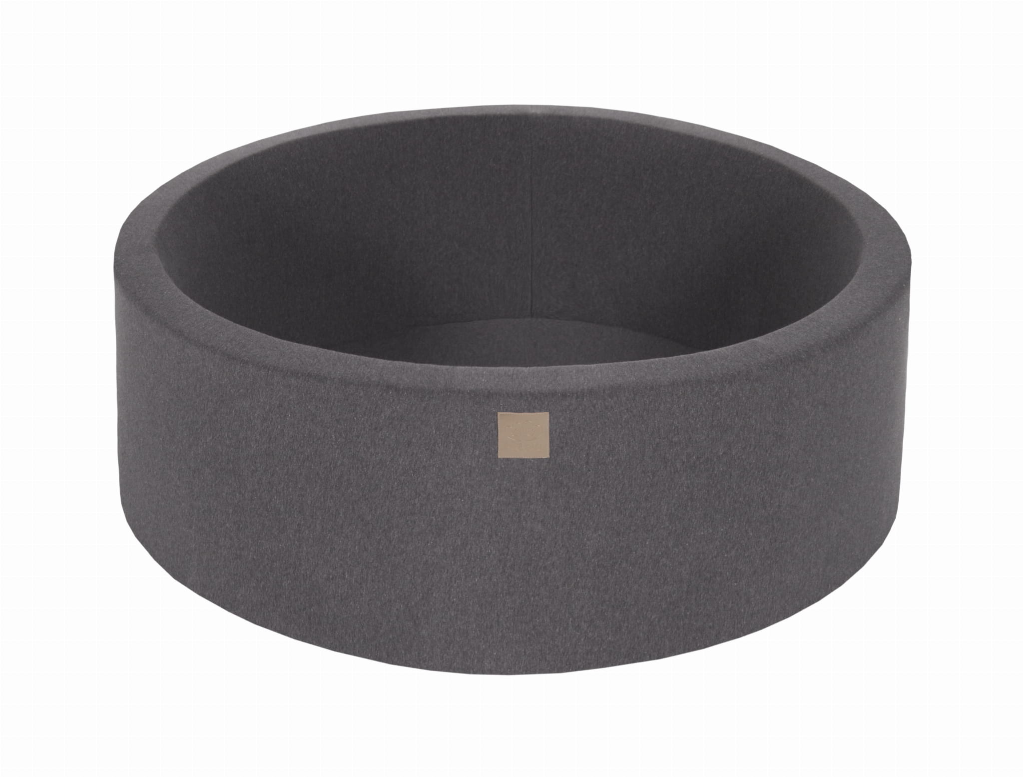 Cotton Foam Baby Ball Pit Dark Grey