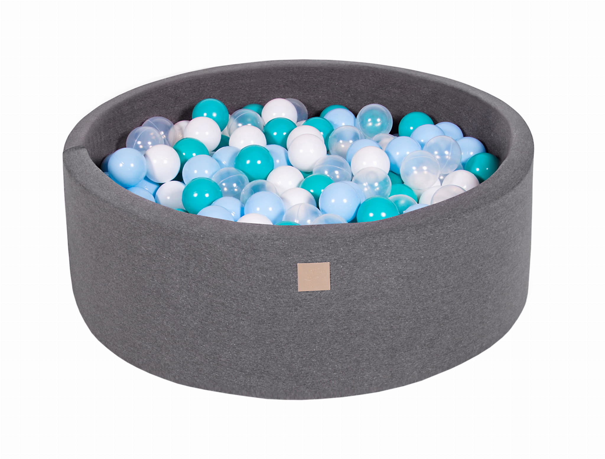 Cotton Foam Baby Ball Pit Dark Grey