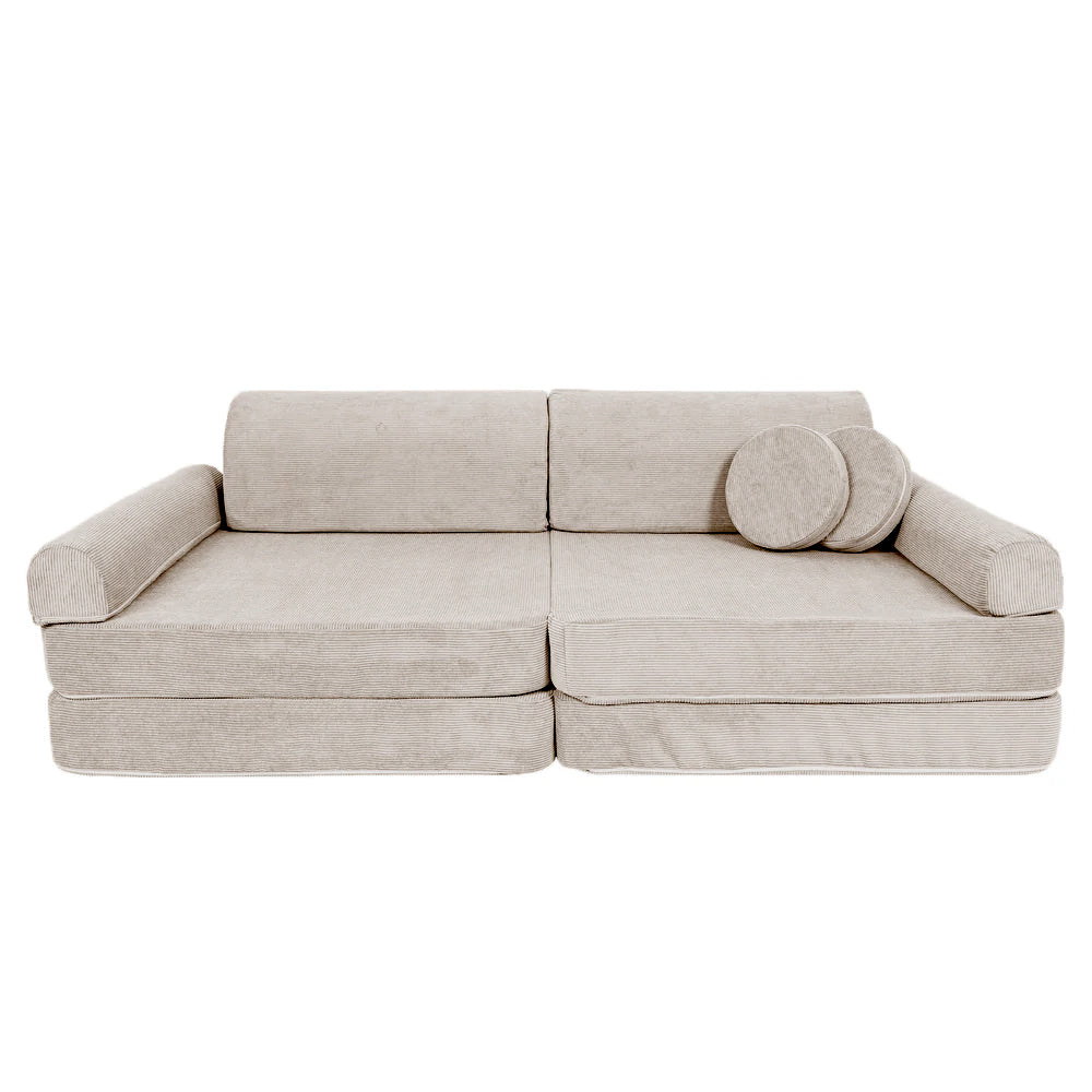 MeowBaby Slimcord Kids Play Sofa - Modular Play Couch | 10 Pieces