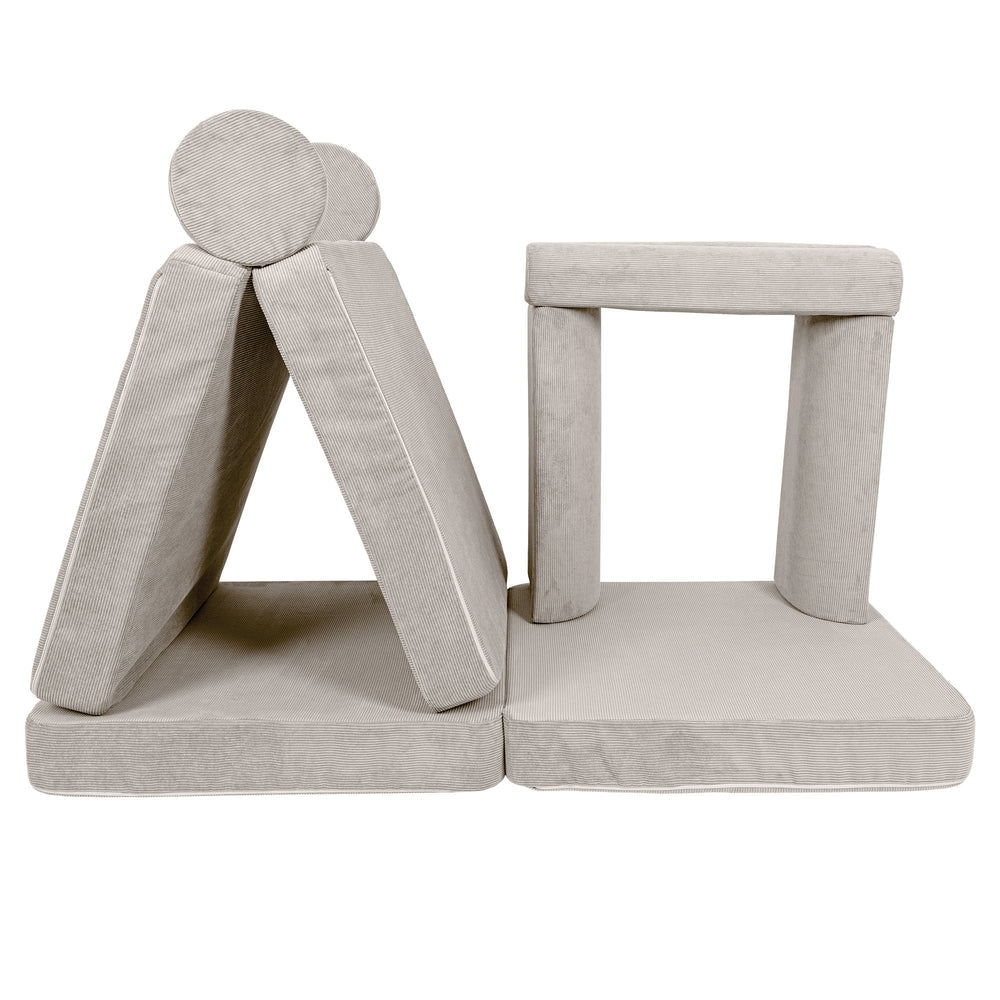 MeowBaby Slimcord Kids Play Sofa - Modular Play Couch | 10 Pieces