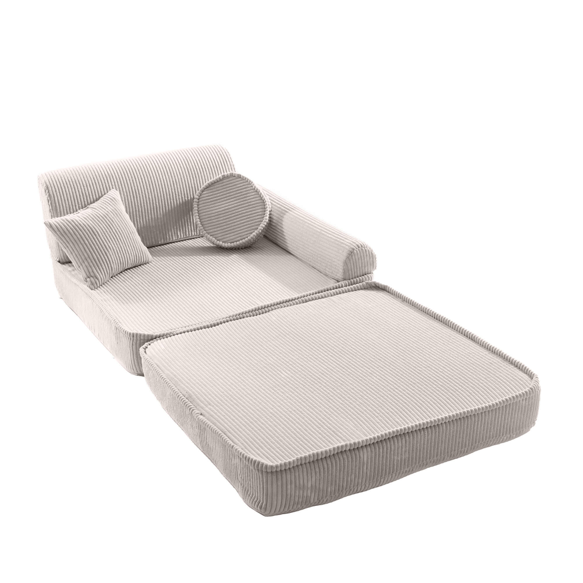 MeowBaby Aesthetic Kids Play Sofa Premium - Modular Play Couch | 12 Pieces