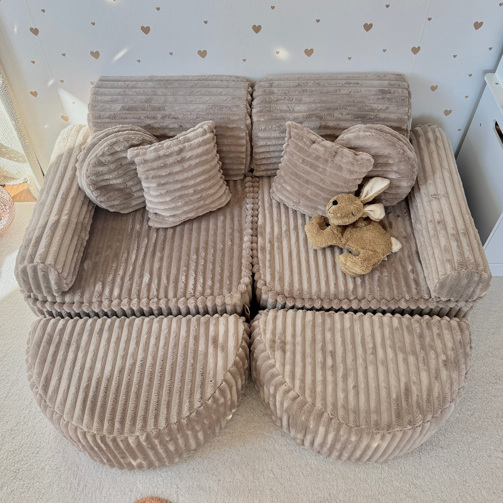 MeowBaby Churros Kids Play Sofa Max – Modular Play Sofa | 14 Elements