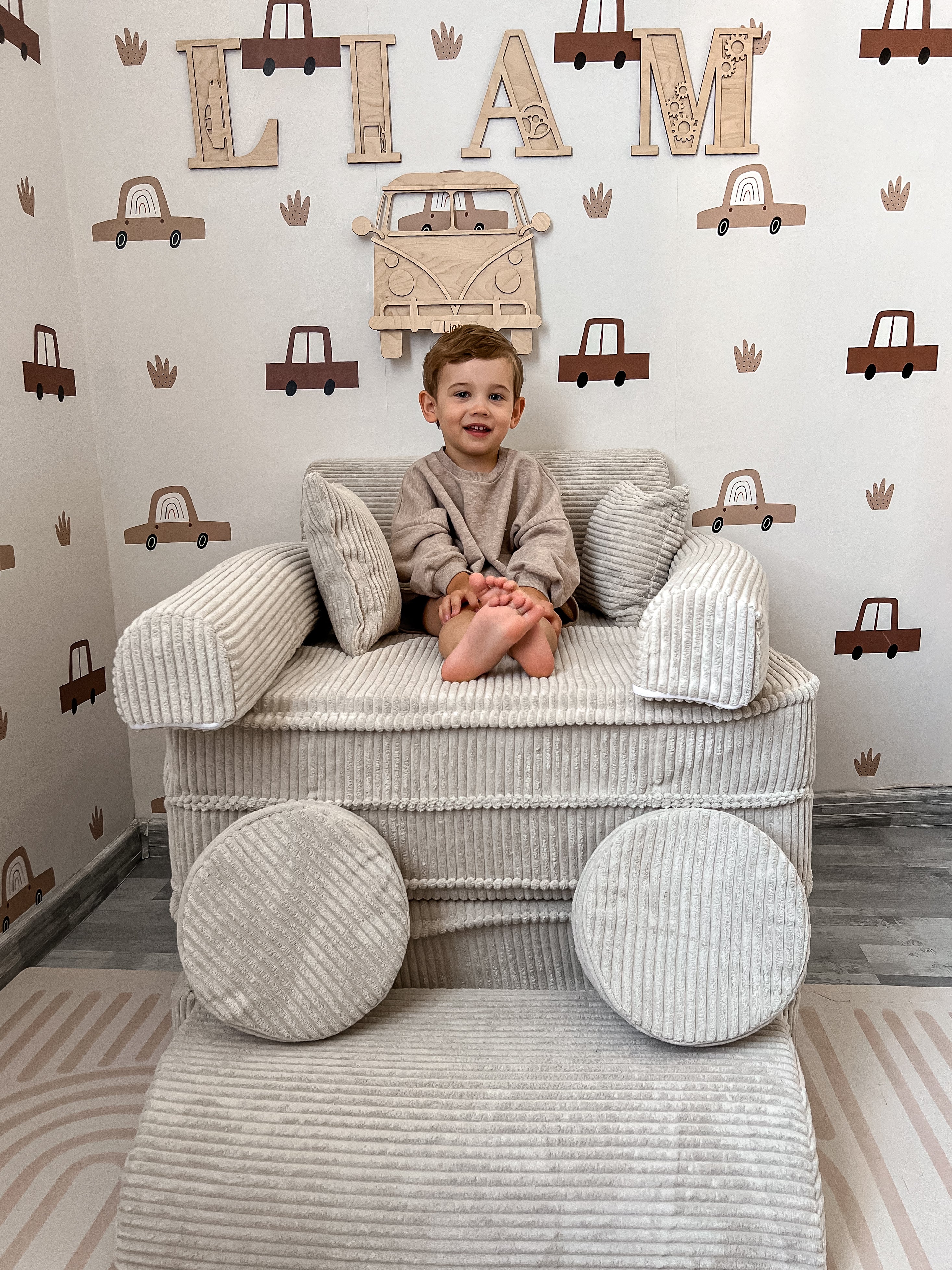 MeowBaby Aesthetic Kids Play Sofa Premium - Modular Play Couch | 12 Pieces