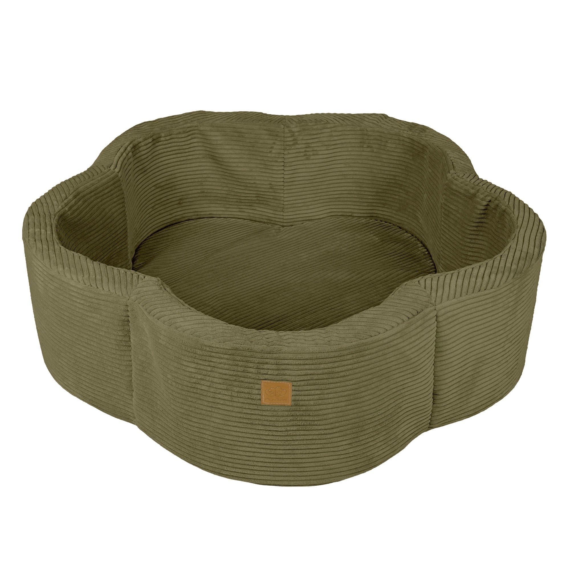 Meowbaby Aesthetic Khaki Flower – Ball Pit for Children | Optional Balls 