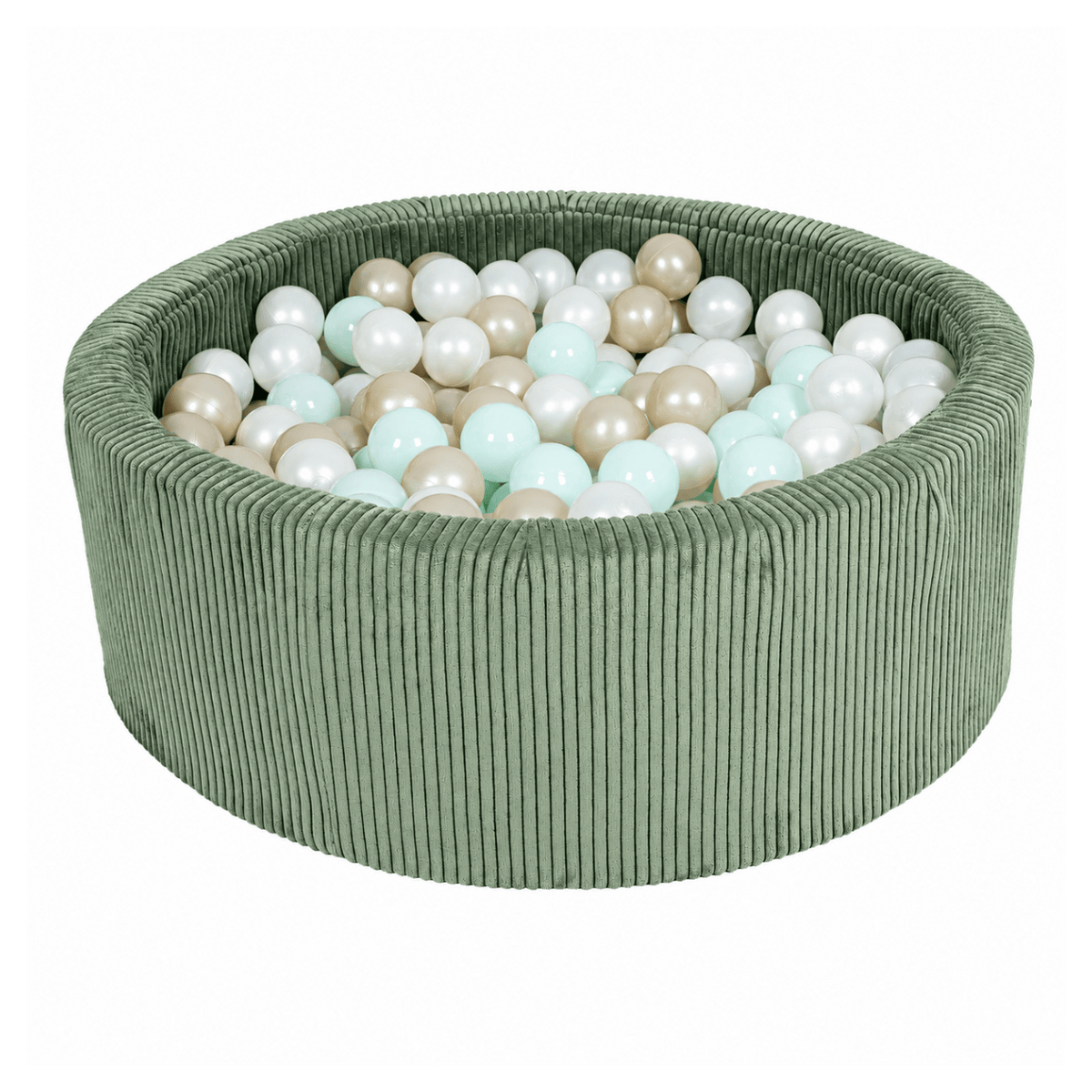 MeowBaby Aesthetic Corduroy Foam Baby Ball Pit | Ball Pit Toddler