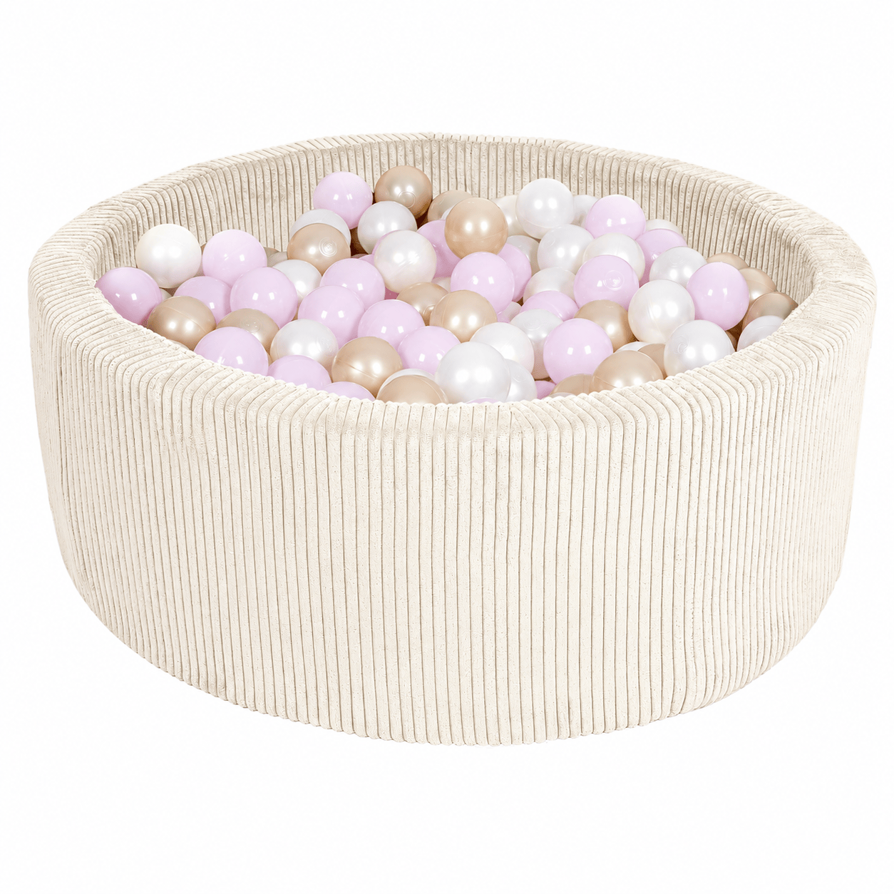 MeowBaby Aesthetic Corduroy Foam Baby Ball Pit | Ball Pit Toddler