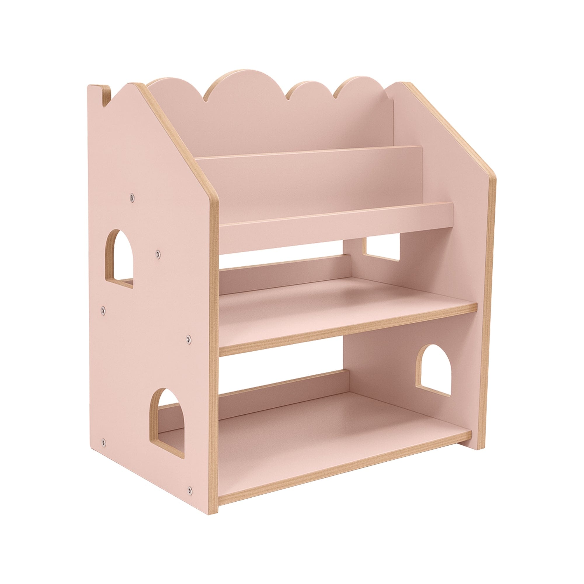 MeowBaby Montessori Bookcase– MDF House Bookshelf