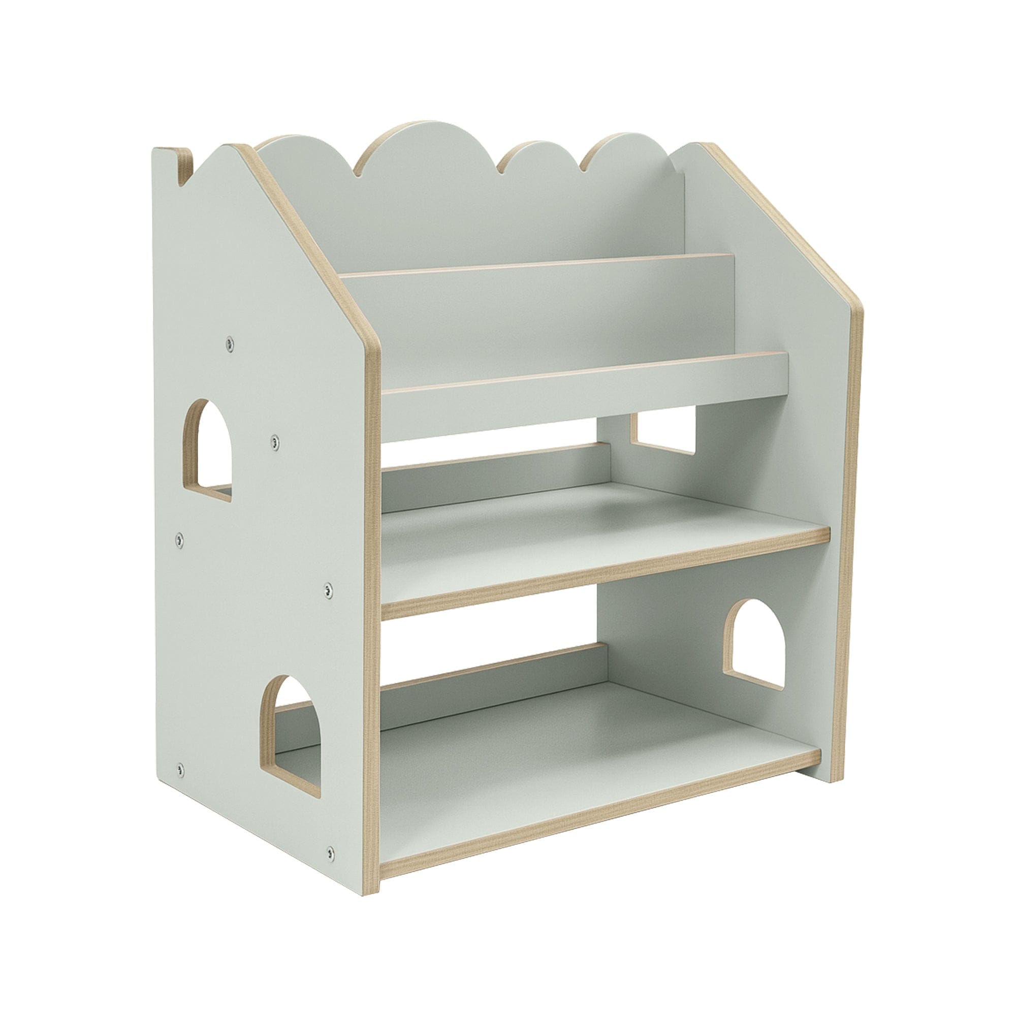 MeowBaby Montessori Bookcase– MDF House Bookshelf