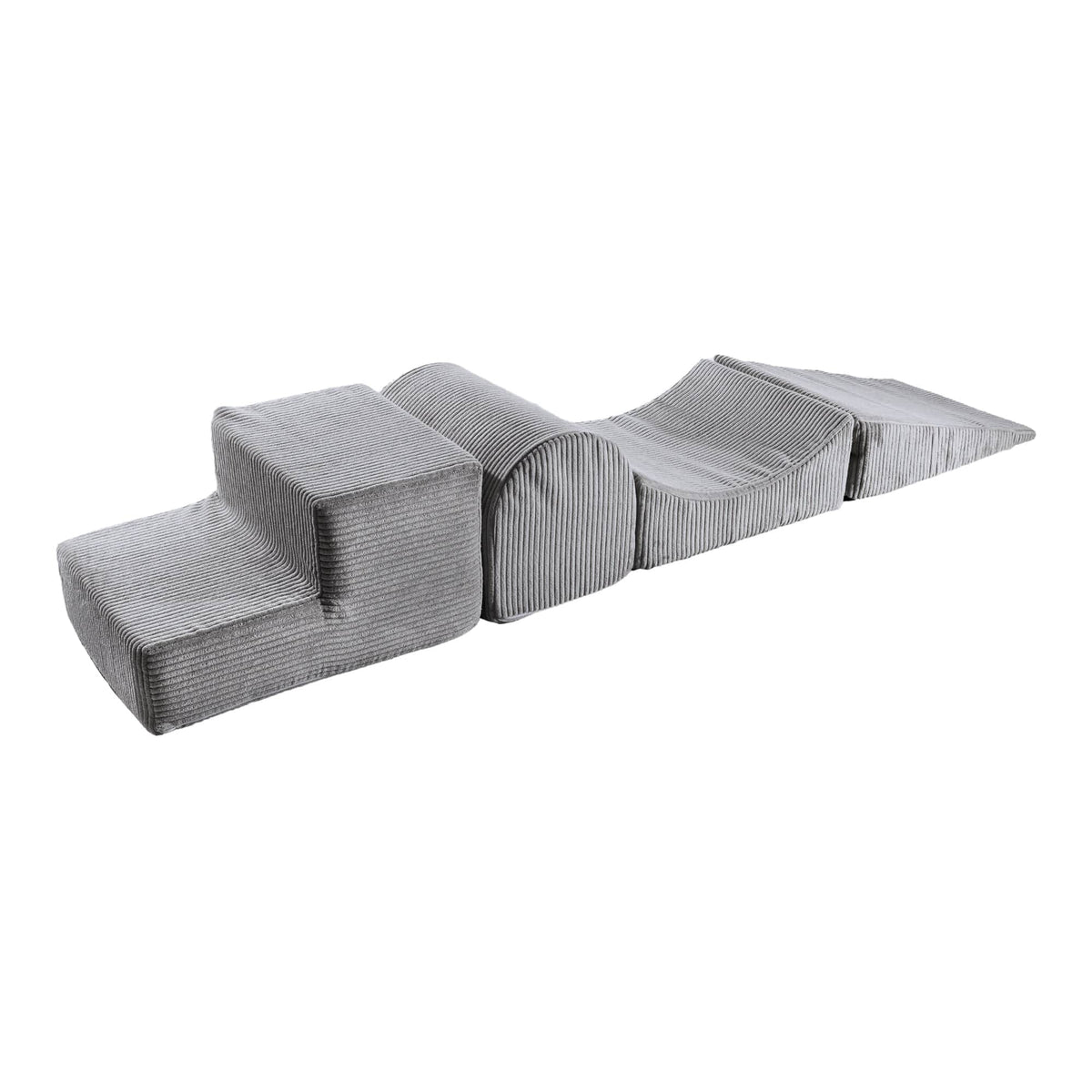 MeowBaby Aesthetic Kids Foam Climbing Blocks - Baby Soft Play Set | 4 Elements