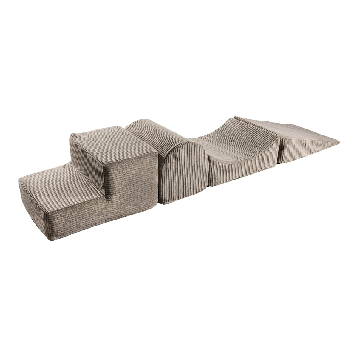 MeowBaby Aesthetic Kids Foam Climbing Blocks - Baby Soft Play Set | 4 Elements
