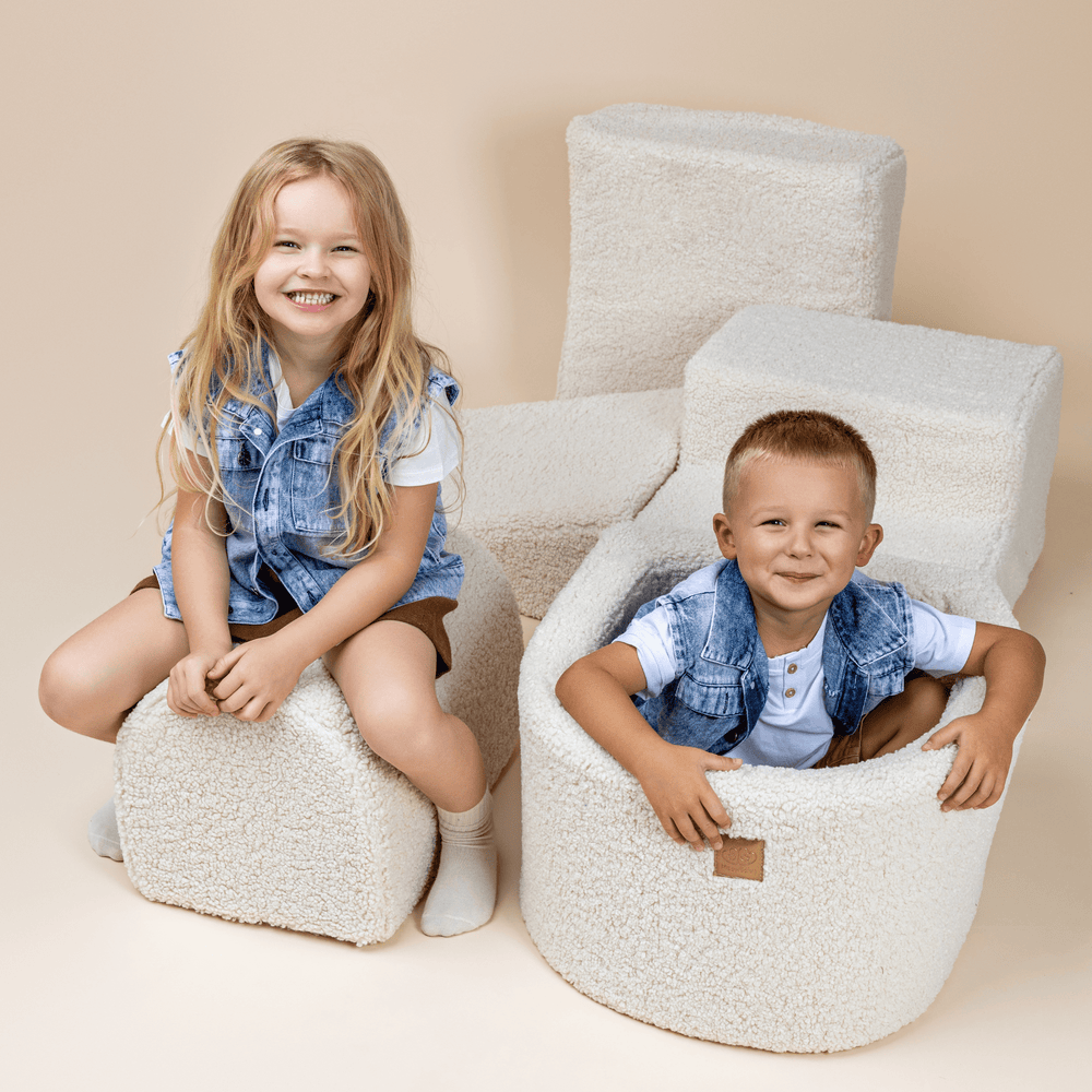 MeowBaby Bearly Kids Foam Climbing Blocks - Baby Soft Play Set