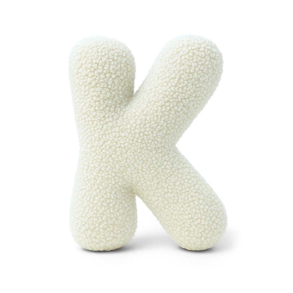 Alphabet Letter Pillow – Cream | Bearly