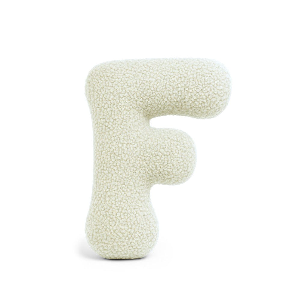 Alphabet Letter Pillow – Cream | Bearly
