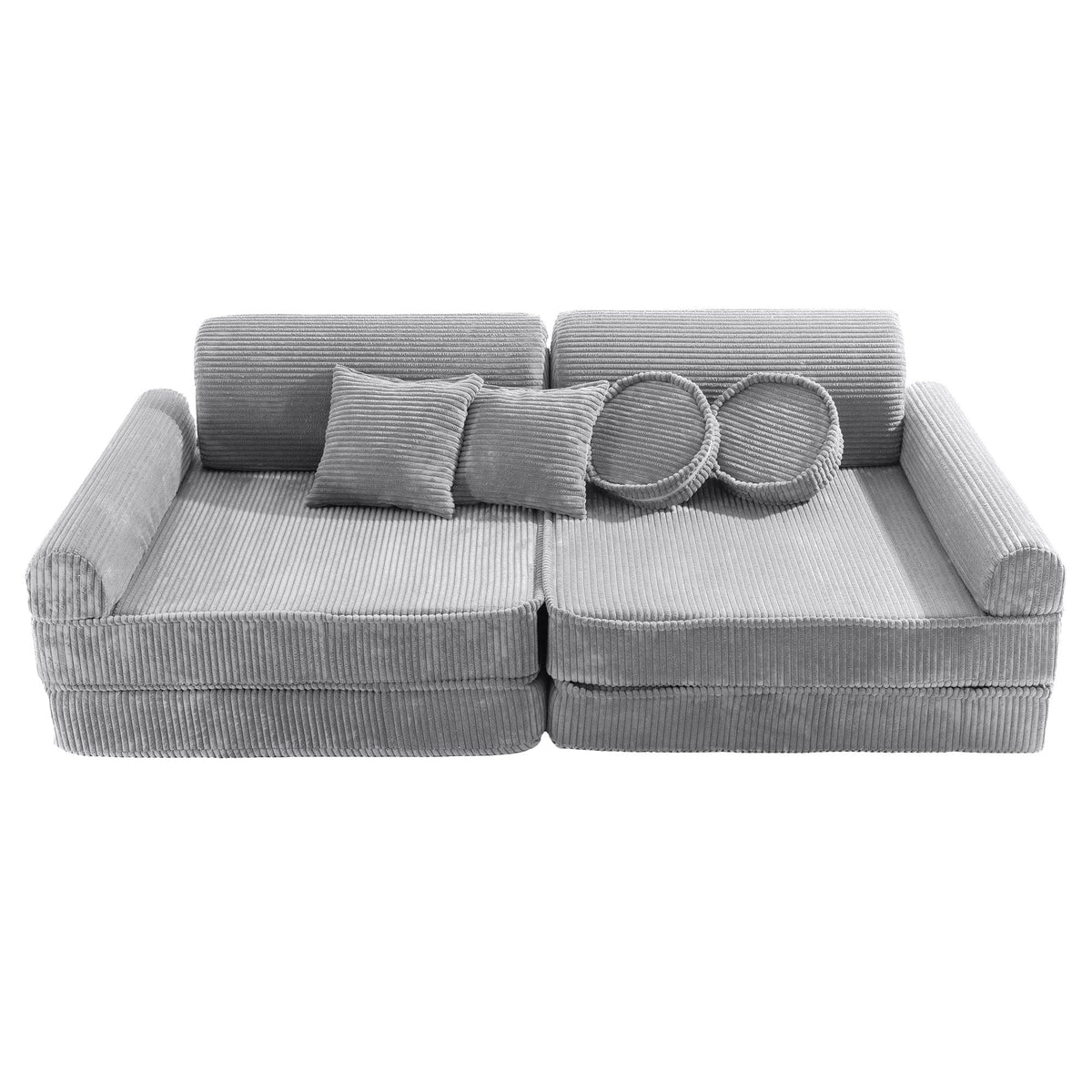 MeowBaby Aesthetic Kids Play Sofa Premium - Modular Play Couch | 12 Pieces