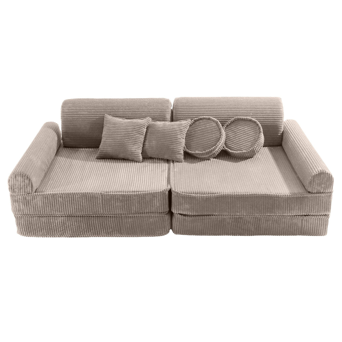 MeowBaby Aesthetic Kids Play Sofa Premium - Modular Play Couch | 12 Pieces