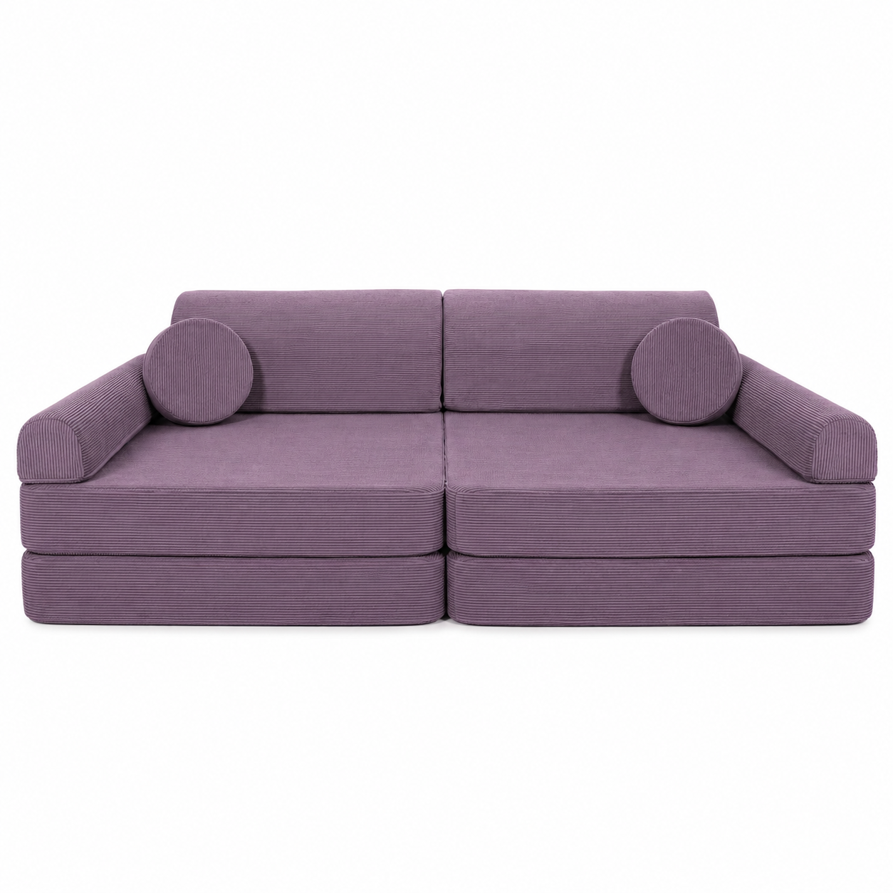 MeowBaby Slimcord Kids Play Sofa - Modular Play Couch | 10 Pieces