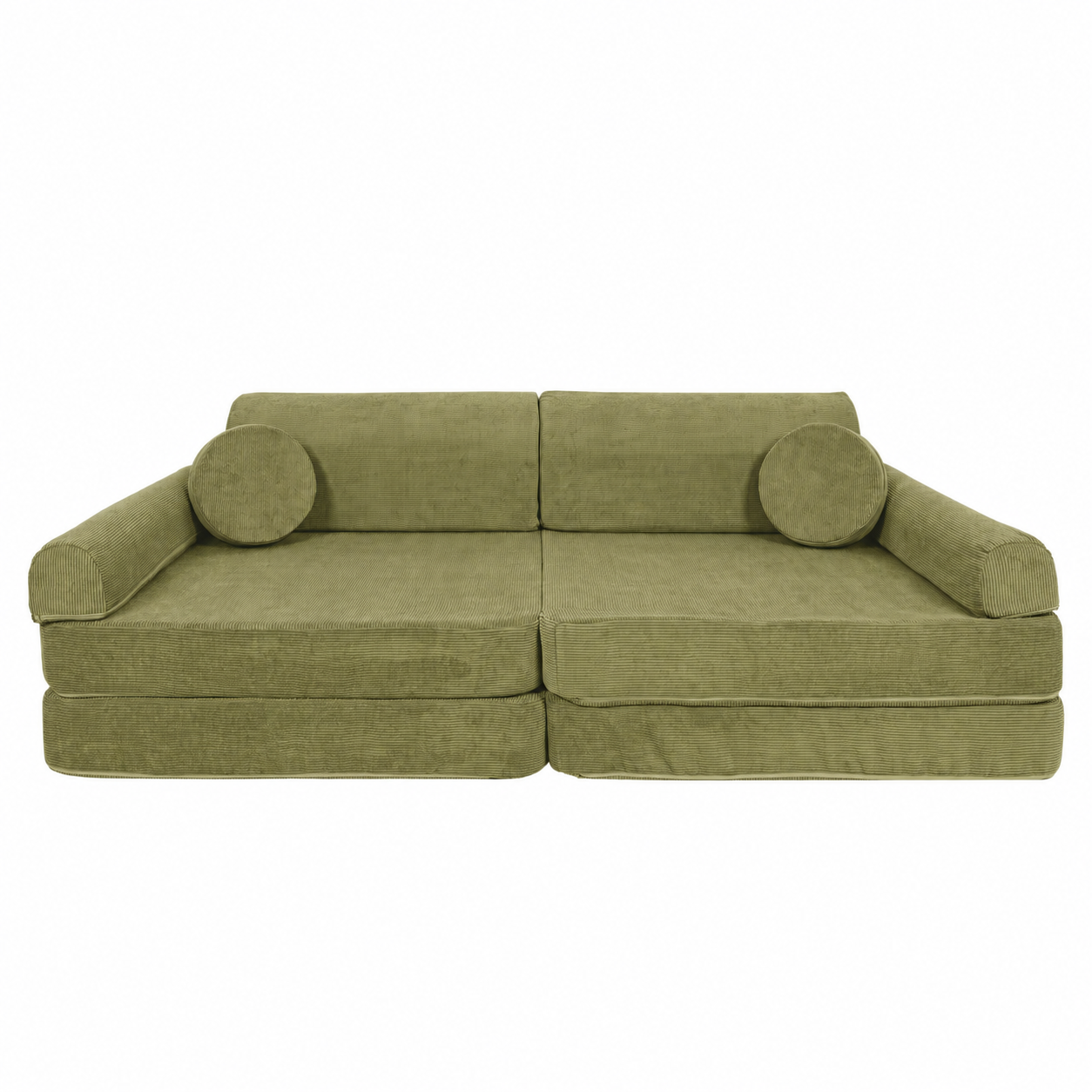 MeowBaby Slimcord Kids Play Sofa - Modular Play Couch | 10 Pieces