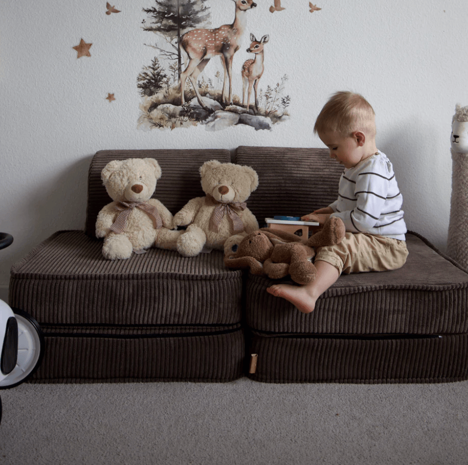 Meowbaby Sofa Modułowa dla Dziecka Basic - 4 Elementy | Aesthetic