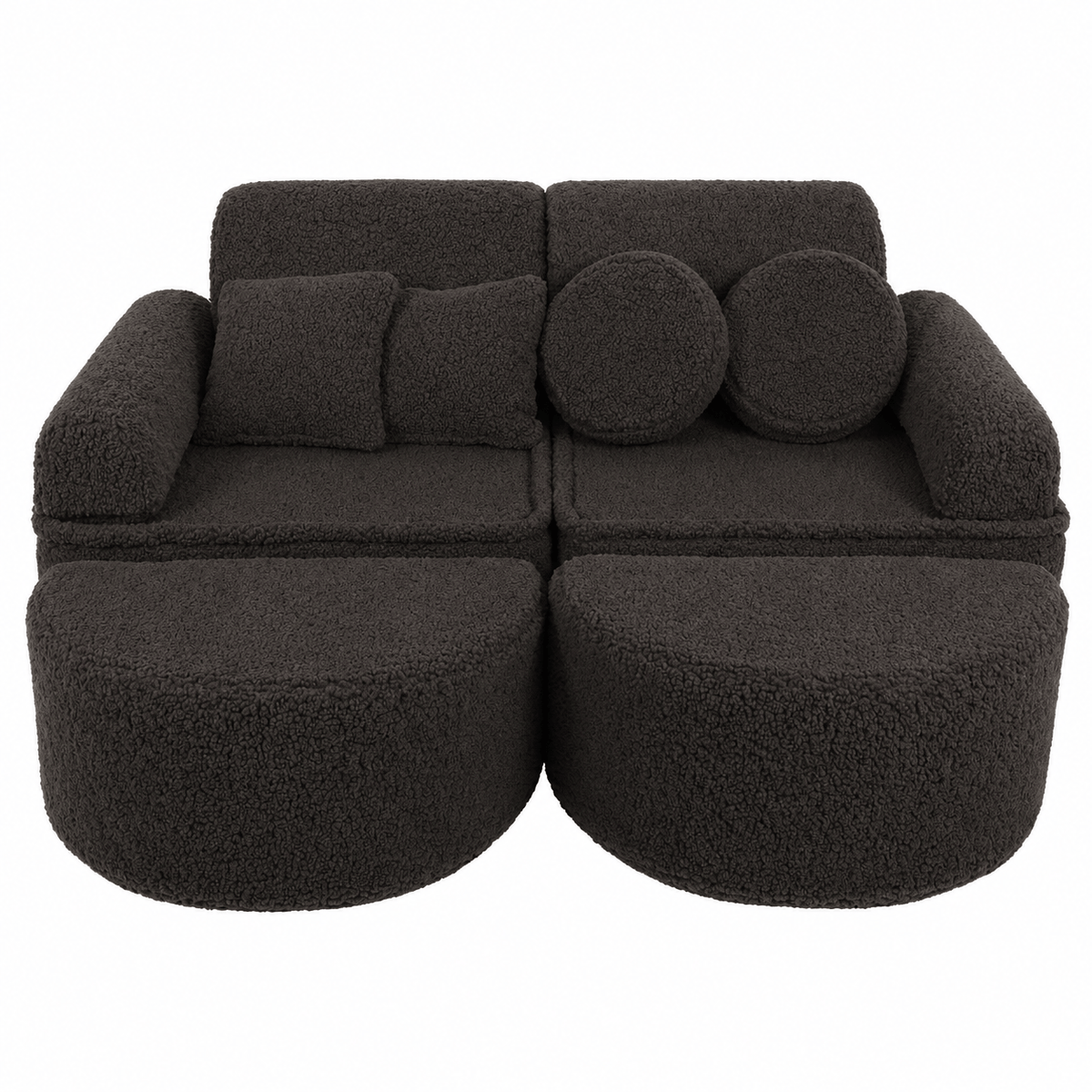 MeowBaby Bearly Play Sofa Max – Modular Kids Play Couch | 14 Pieces