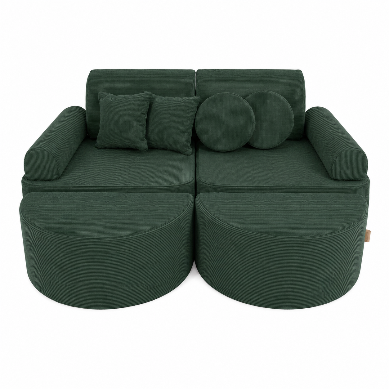 MeowBaby Slimcord Kids Play Sofa Max | Modular Play Sofa for Children | 14 Pieces