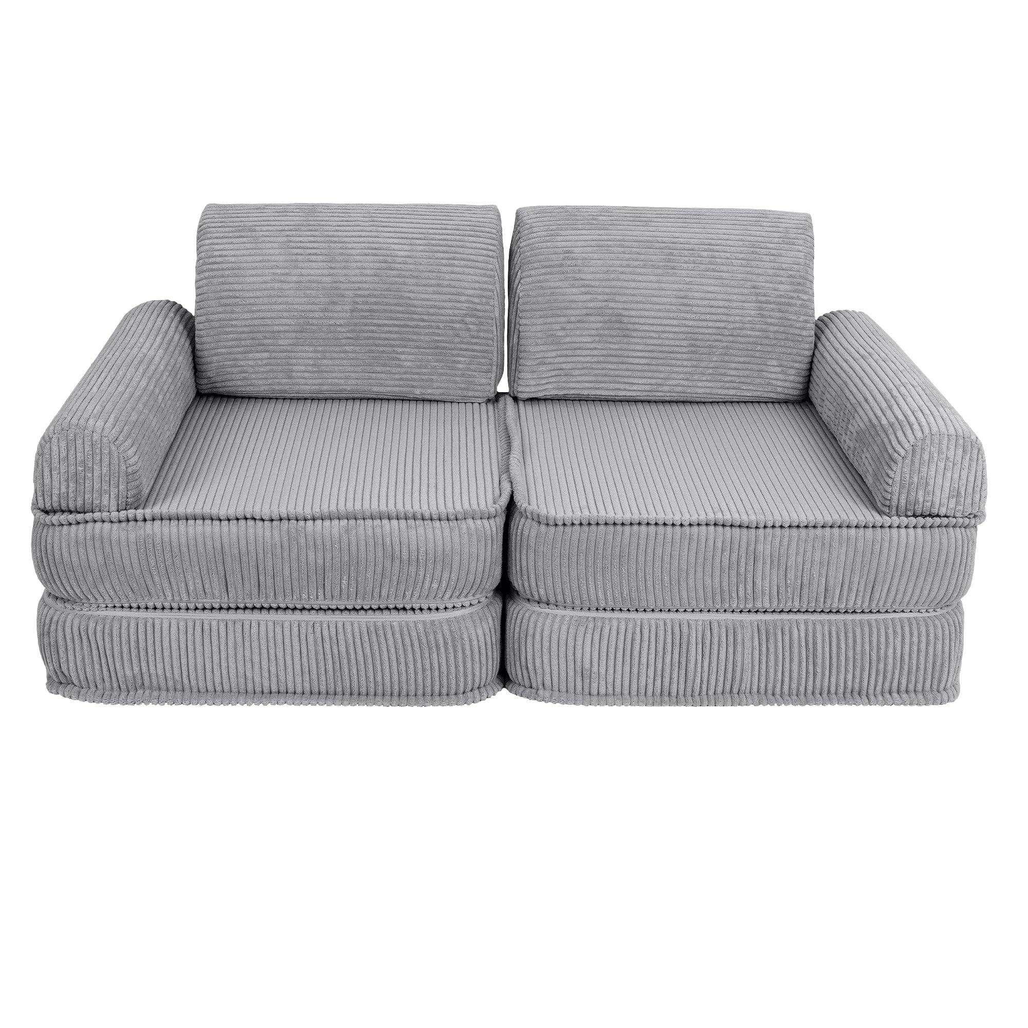 MeowBaby Kids Play Sofa Plus | Modular Kids Play Couch | 12 Pieces