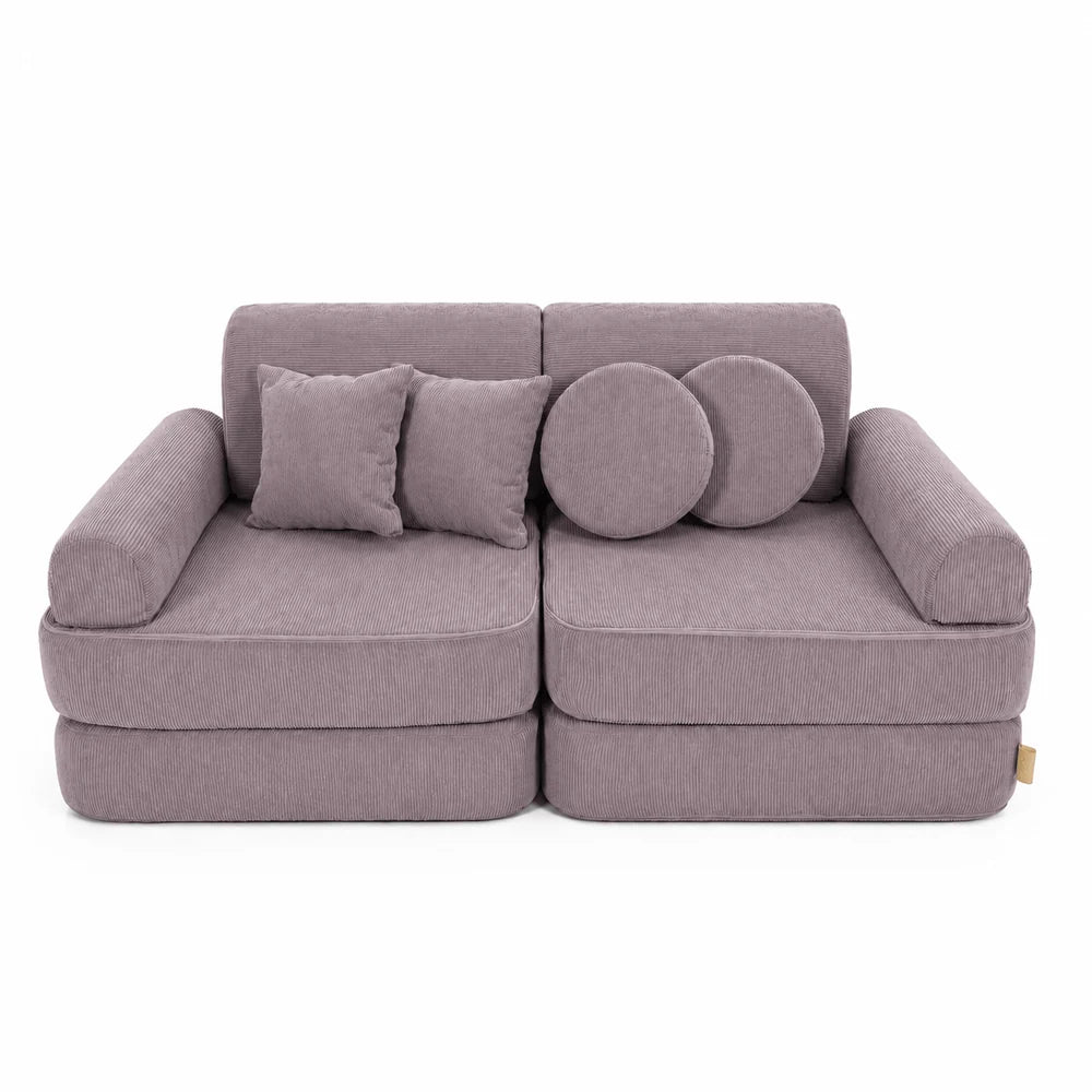 MeowBaby Slimcord Kids Play Sofa Plus | Modular Kids Play Sofa Bed | 12 Pieces